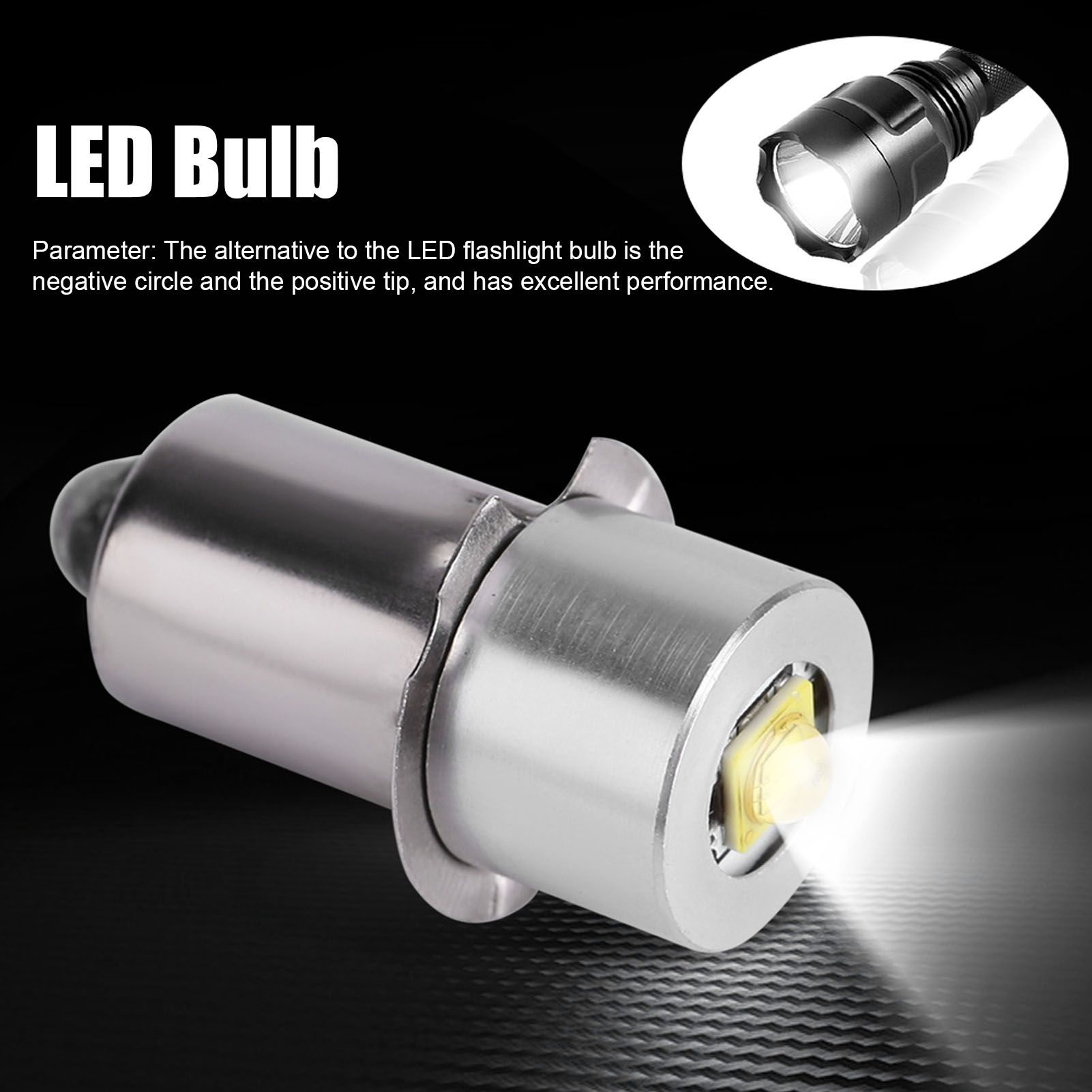 LED Bulb High Brightness White Light 3V 3W Long Service Life Flashlight view 14