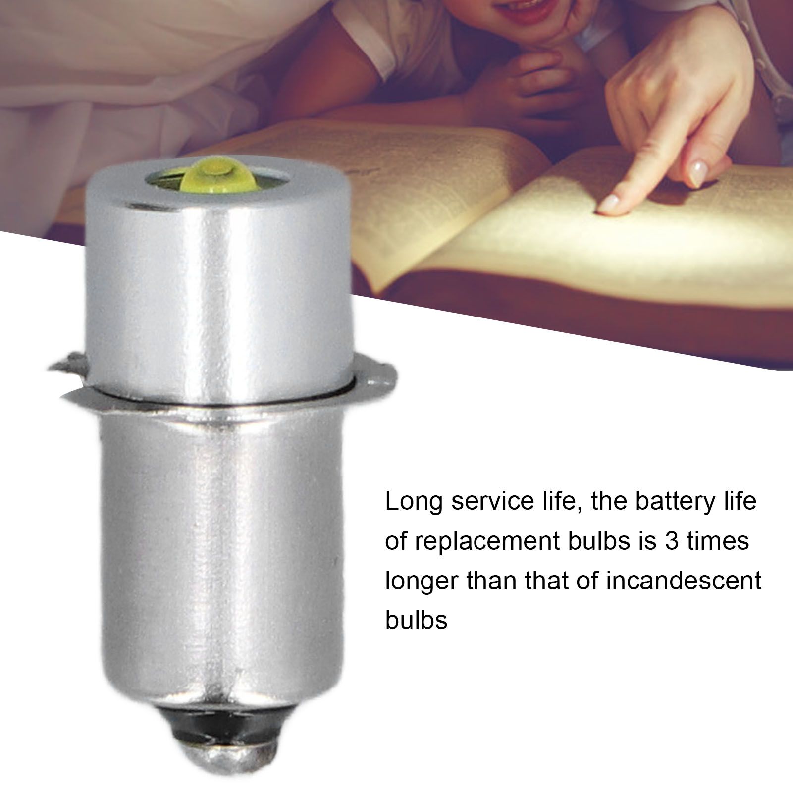 LED Bulb High Brightness White Light 3V 3W Long Service Life Flashlight view 15