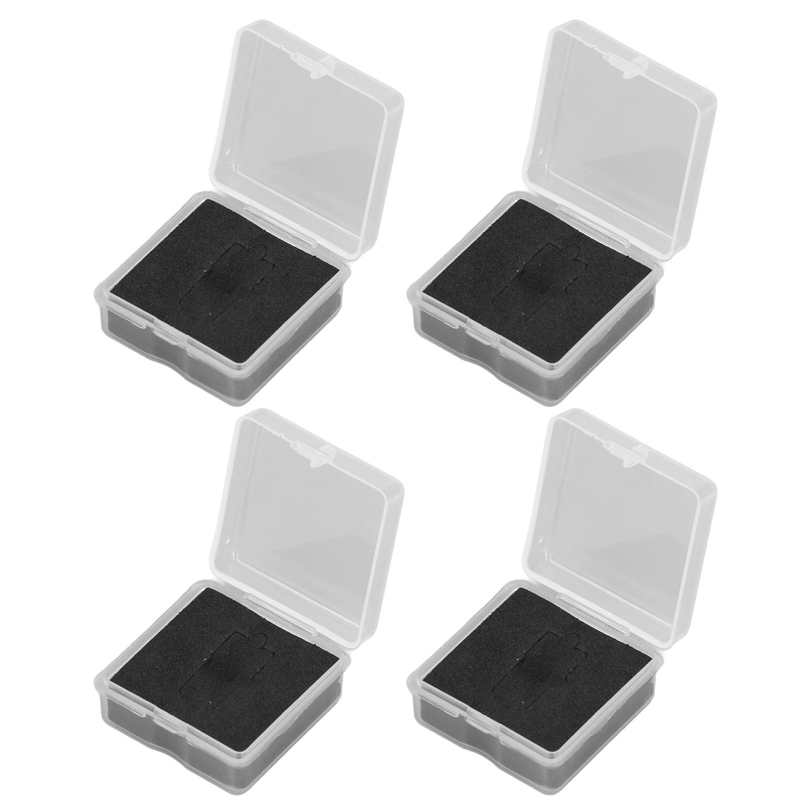 10PCS 4x4x2cm Lamp Holder Storage Box Portable Jewelry Storage Box Small Parts view 6