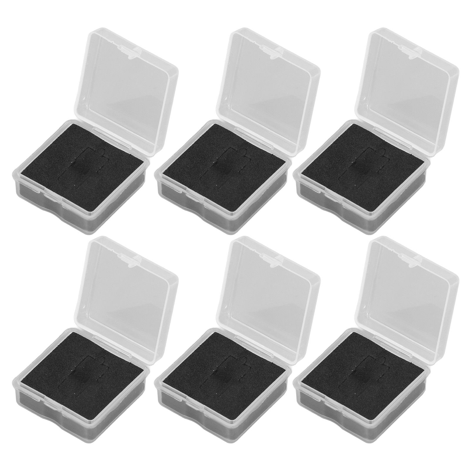 10PCS 4x4x2cm Lamp Holder Storage Box Portable Jewelry Storage Box Small Parts view 7