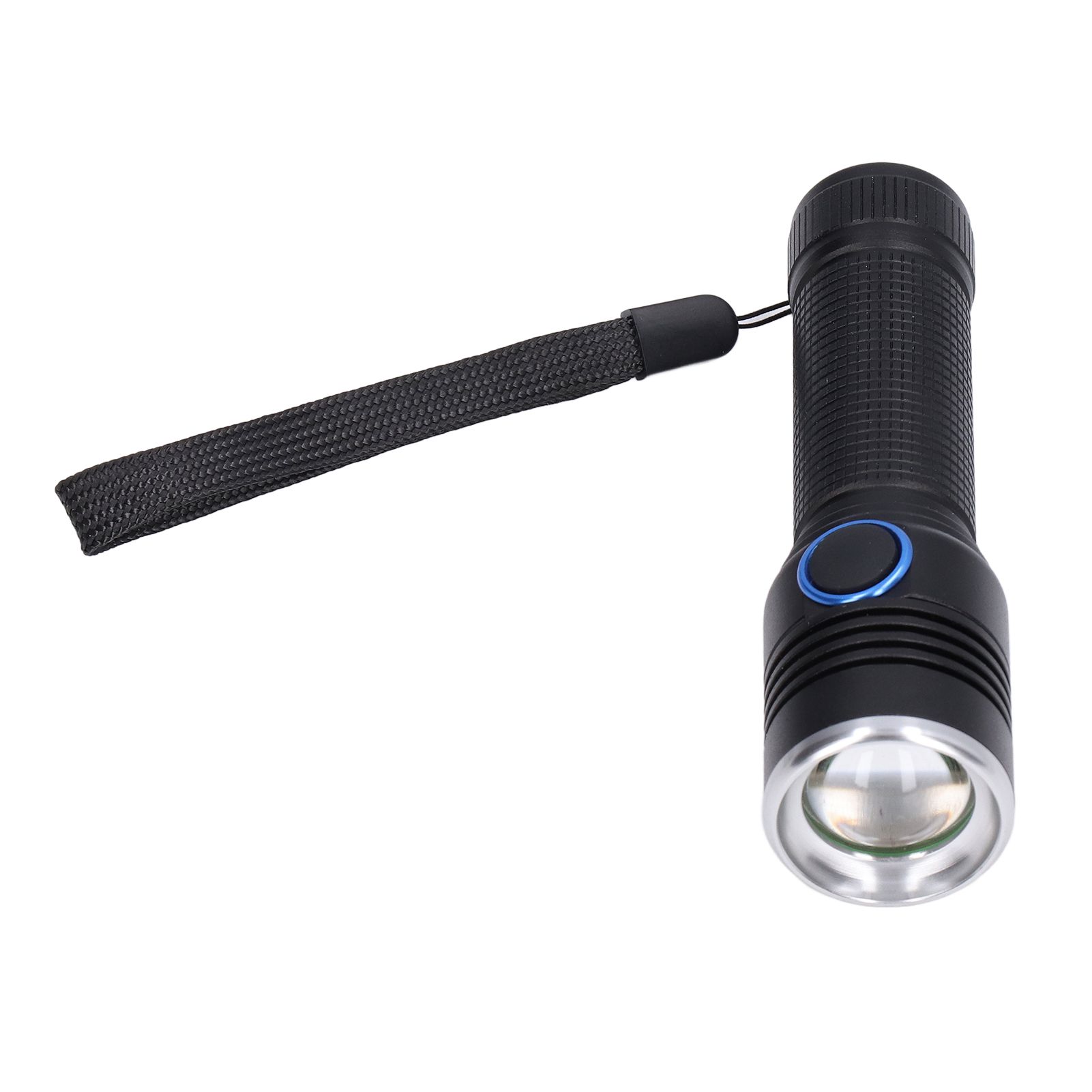 LED Flashlight Telescopic Zoom Protective Function Aluminum Alloy Barrel view 4