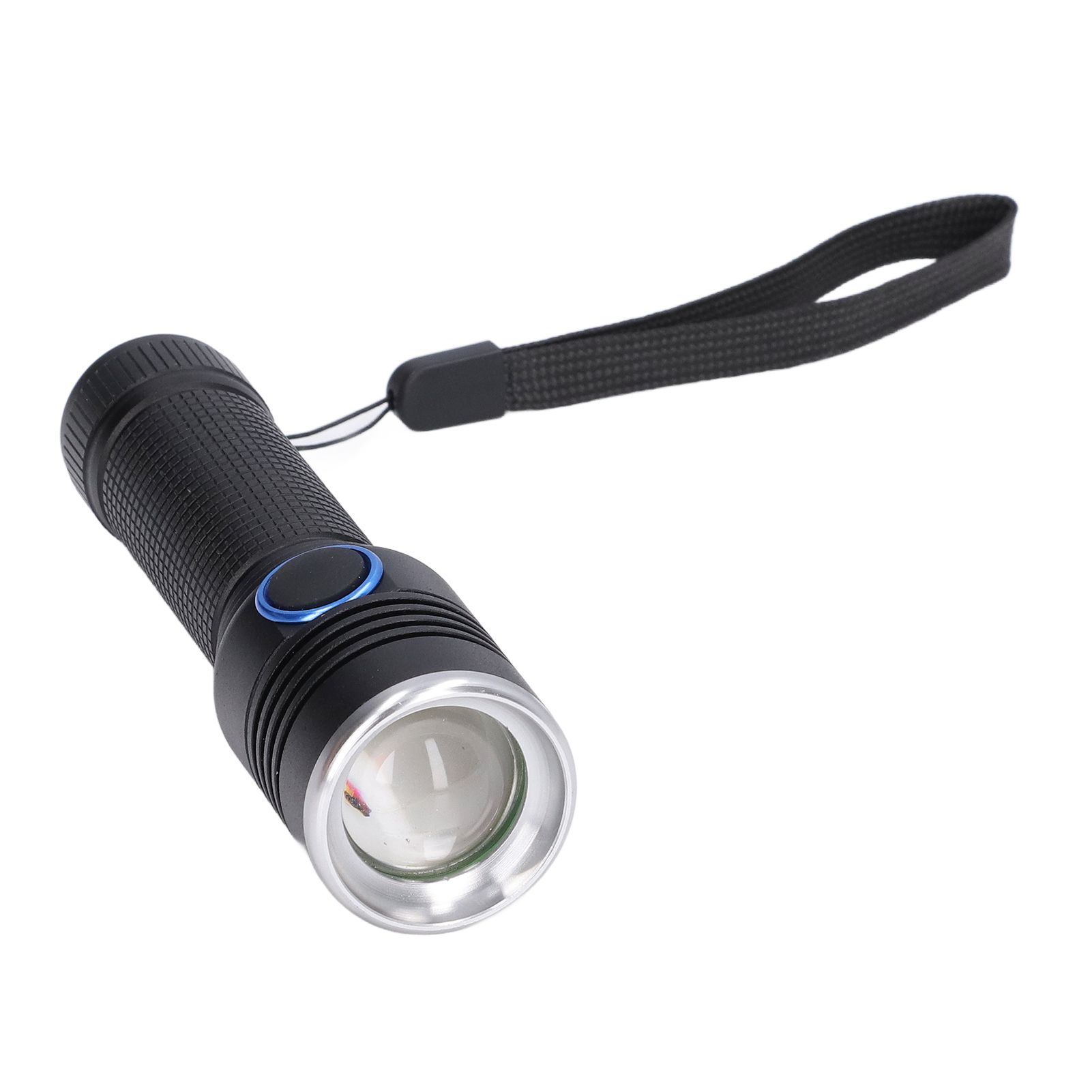 LED Flashlight Telescopic Zoom Protective Function Aluminum Alloy Barrel view 6