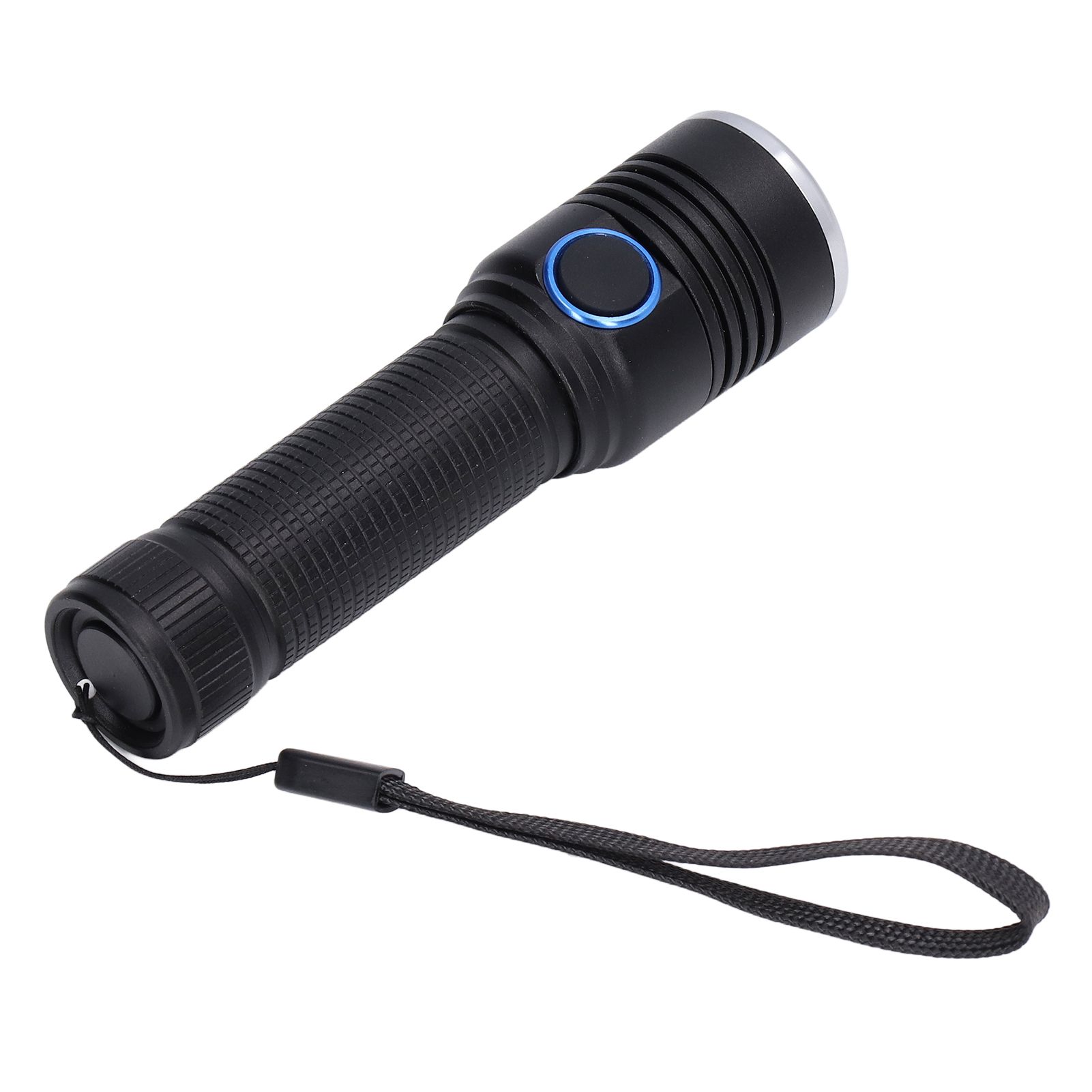 LED Flashlight Telescopic Zoom Protective Function Aluminum Alloy Barrel view 8