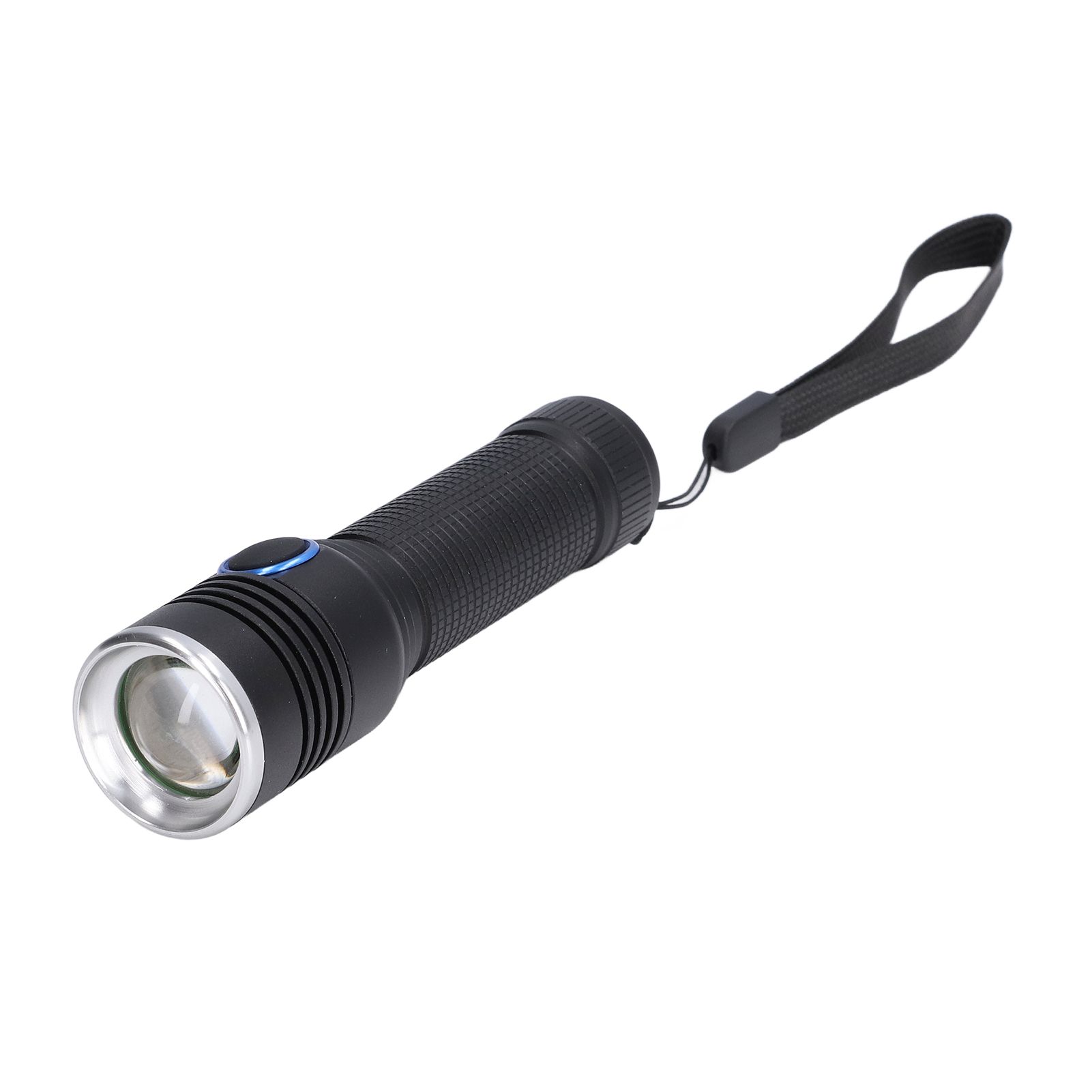 LED Flashlight Telescopic Zoom Protective Function Aluminum Alloy Barrel view 9