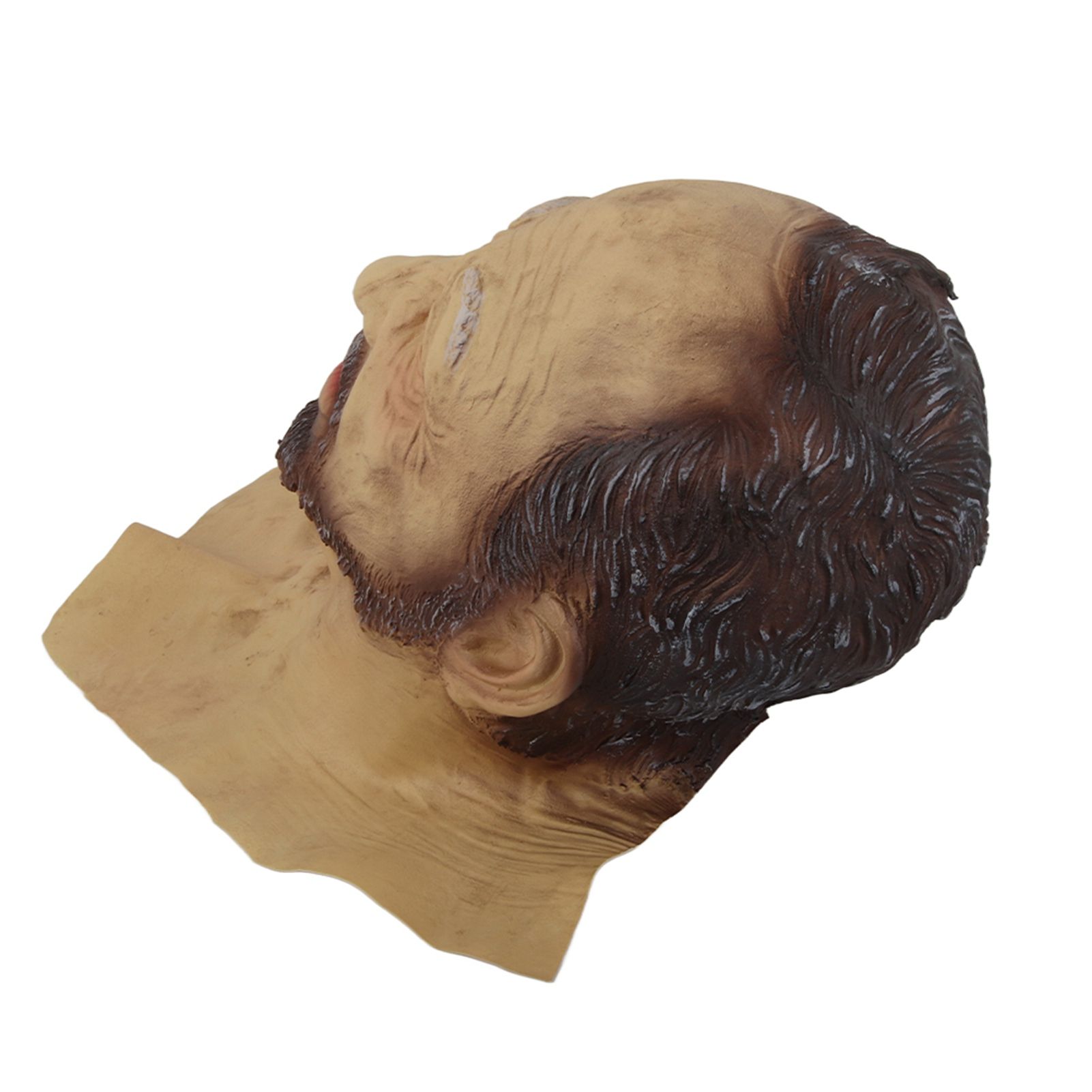 Halloween Latex Old Man Face Cover Halloween Fancy Dress Head for Masquerade view 6
