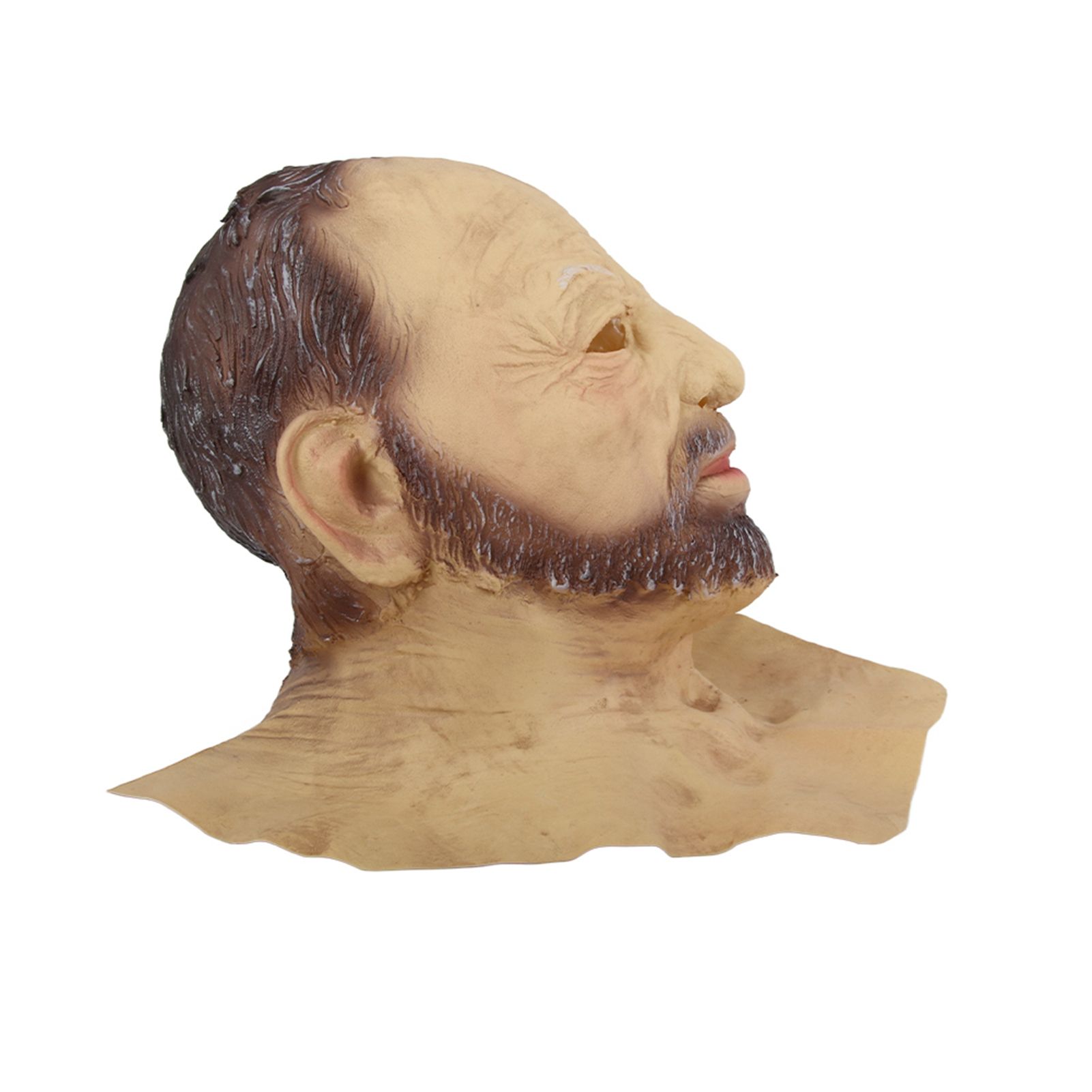 Halloween Latex Old Man Face Cover Halloween Fancy Dress Head for Masquerade view 10