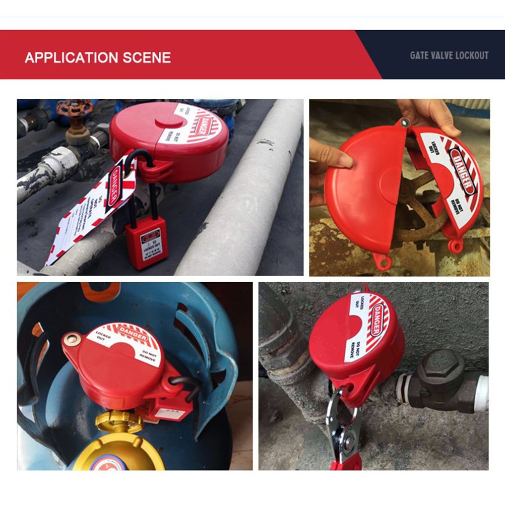 Gate Valve Lockout Device Plastic Outdoor Water Hose Protector Valve Lockout view 3