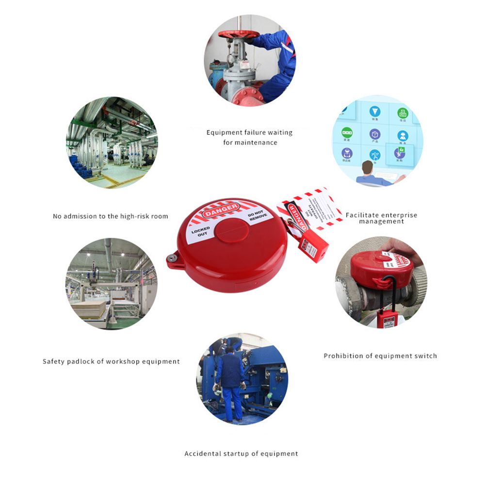 Gate Valve Lockout Device Plastic Outdoor Water Hose Protector Valve Lockout view 4