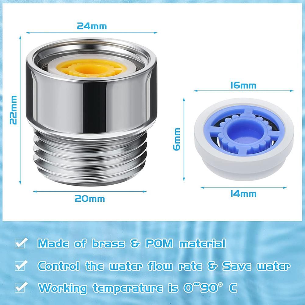 Shower Flow Limiter with 1/2 Thread Diameter Shower Water Saving for Shower view 2