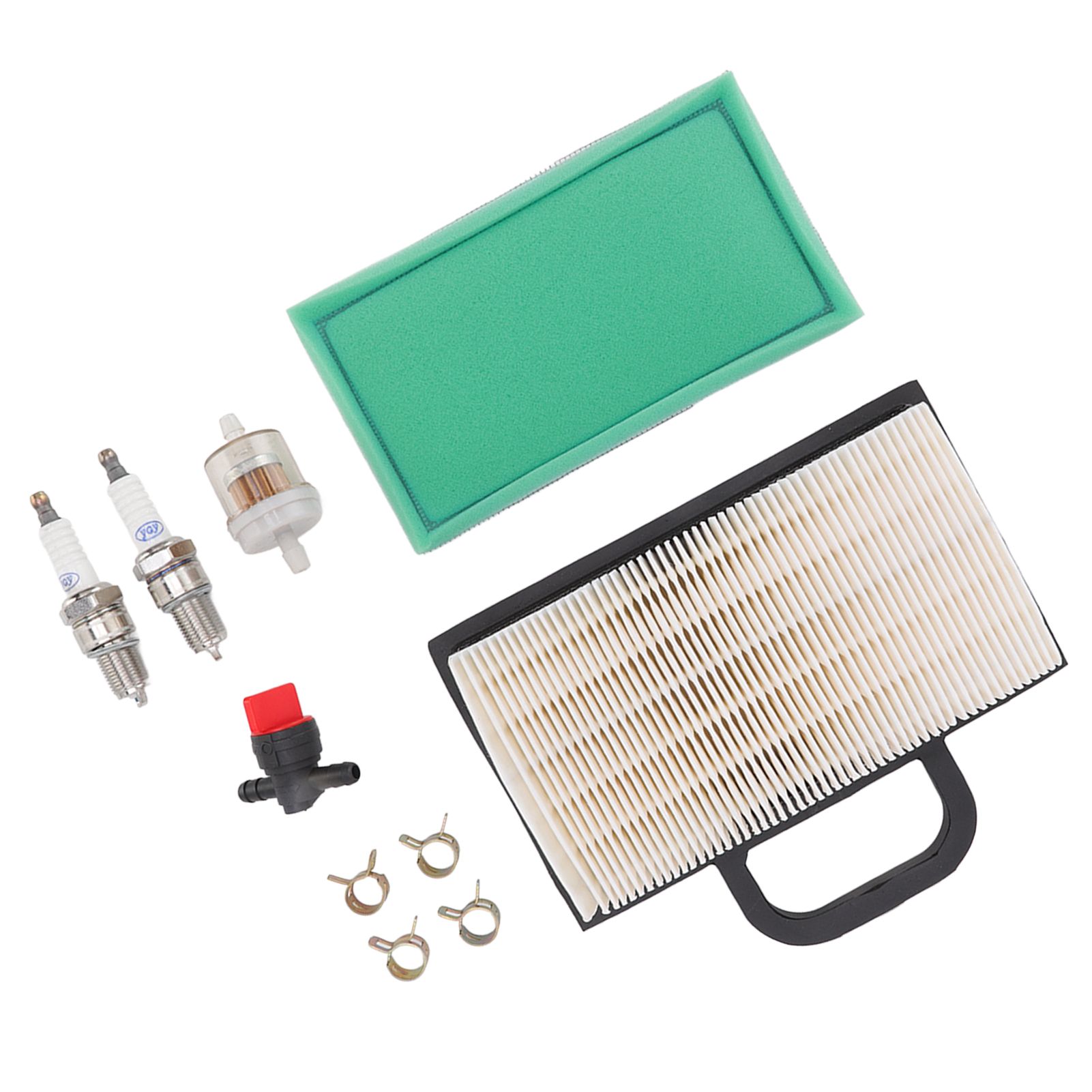 Lawn Mower Air Filter Set Air Filter Sparking Plug Valve Replacement Lawn view 3