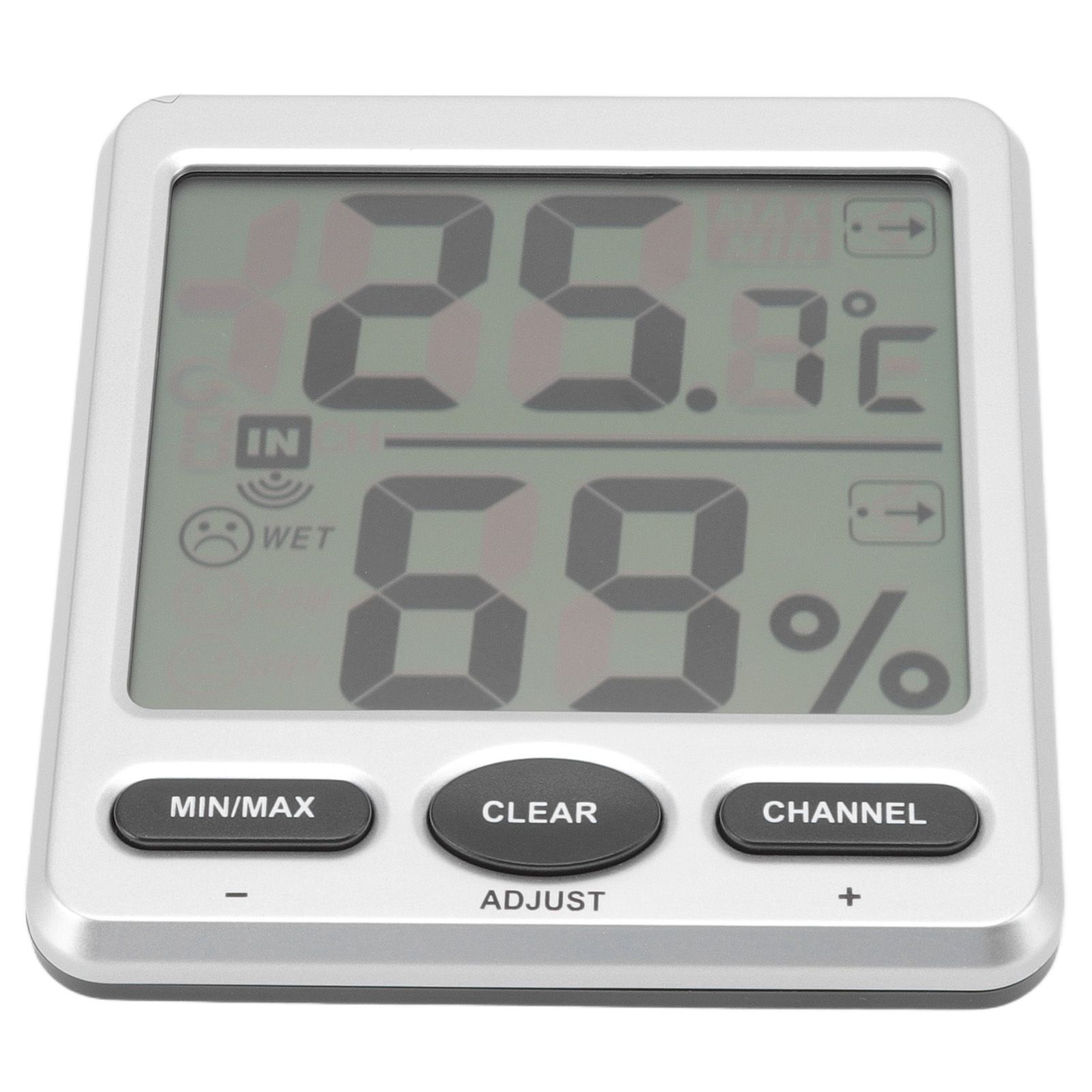 Room Thermometer Large Screen Comfort Level Indicator 24 Hours Record High view 6