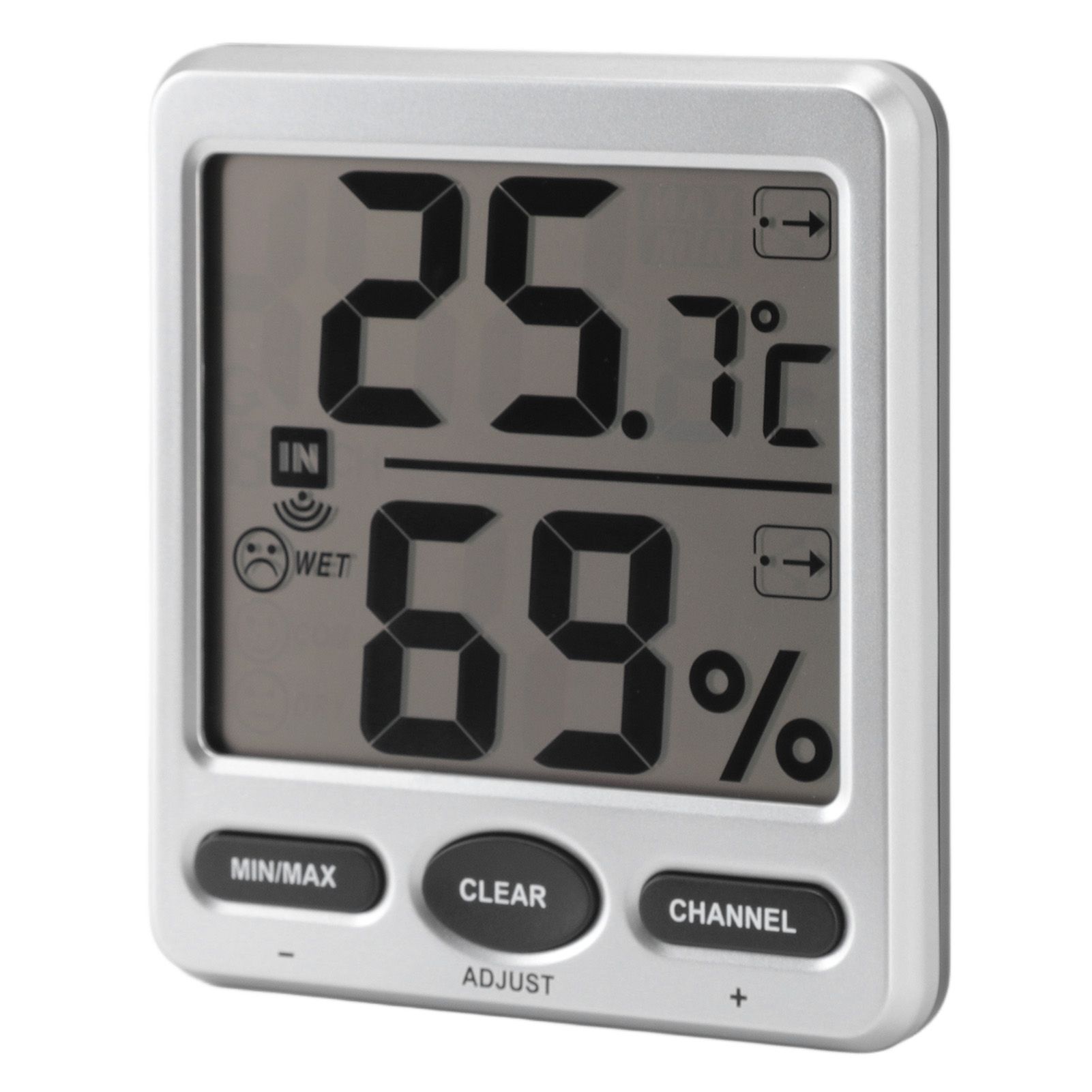 Room Thermometer Large Screen Comfort Level Indicator 24 Hours Record High view 7