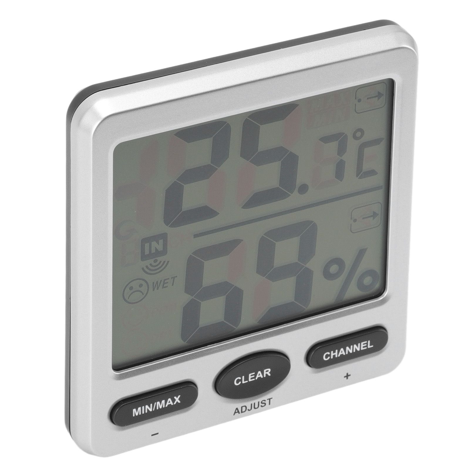 Room Thermometer Large Screen Comfort Level Indicator 24 Hours Record High view 10
