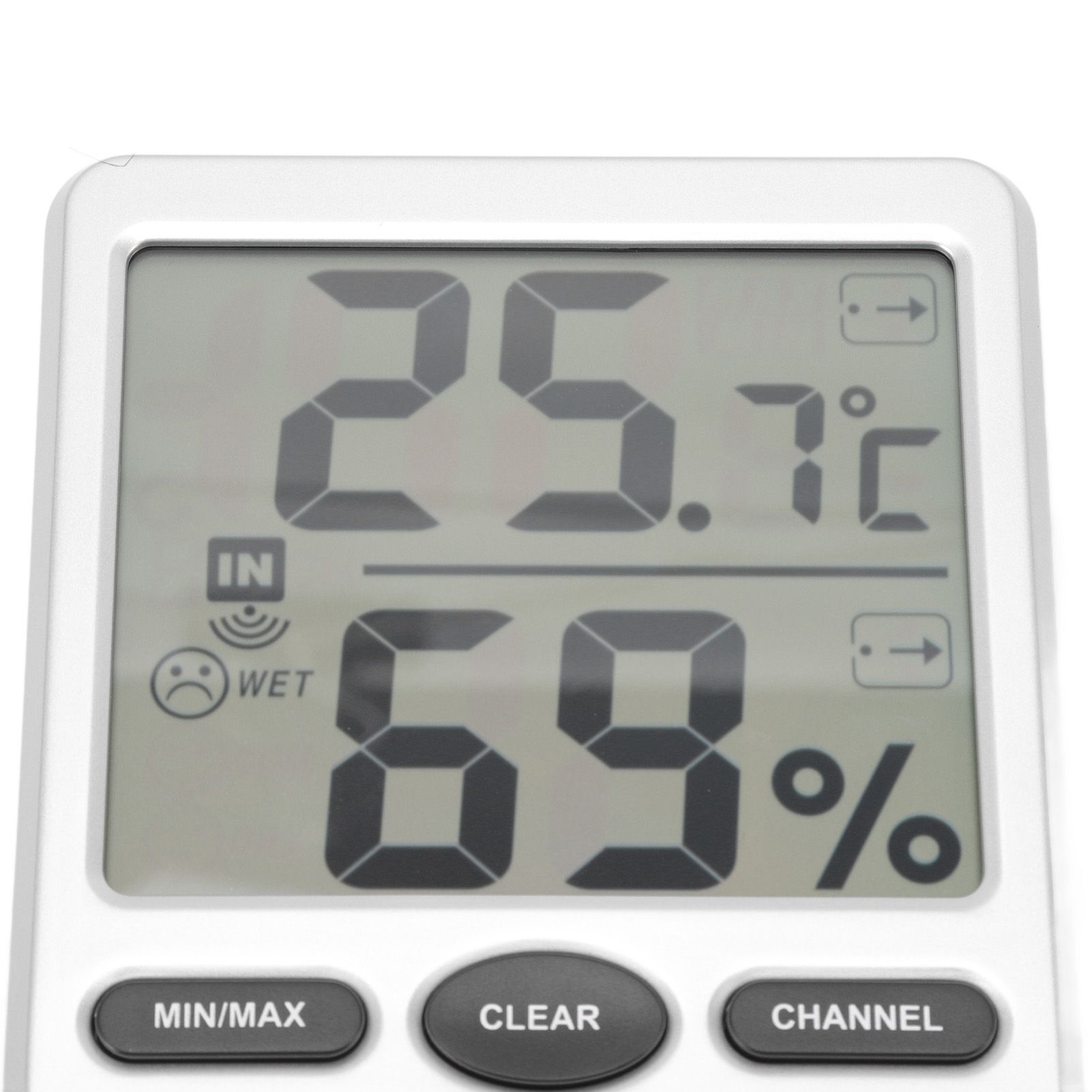 Room Thermometer Large Screen Comfort Level Indicator 24 Hours Record High view 14