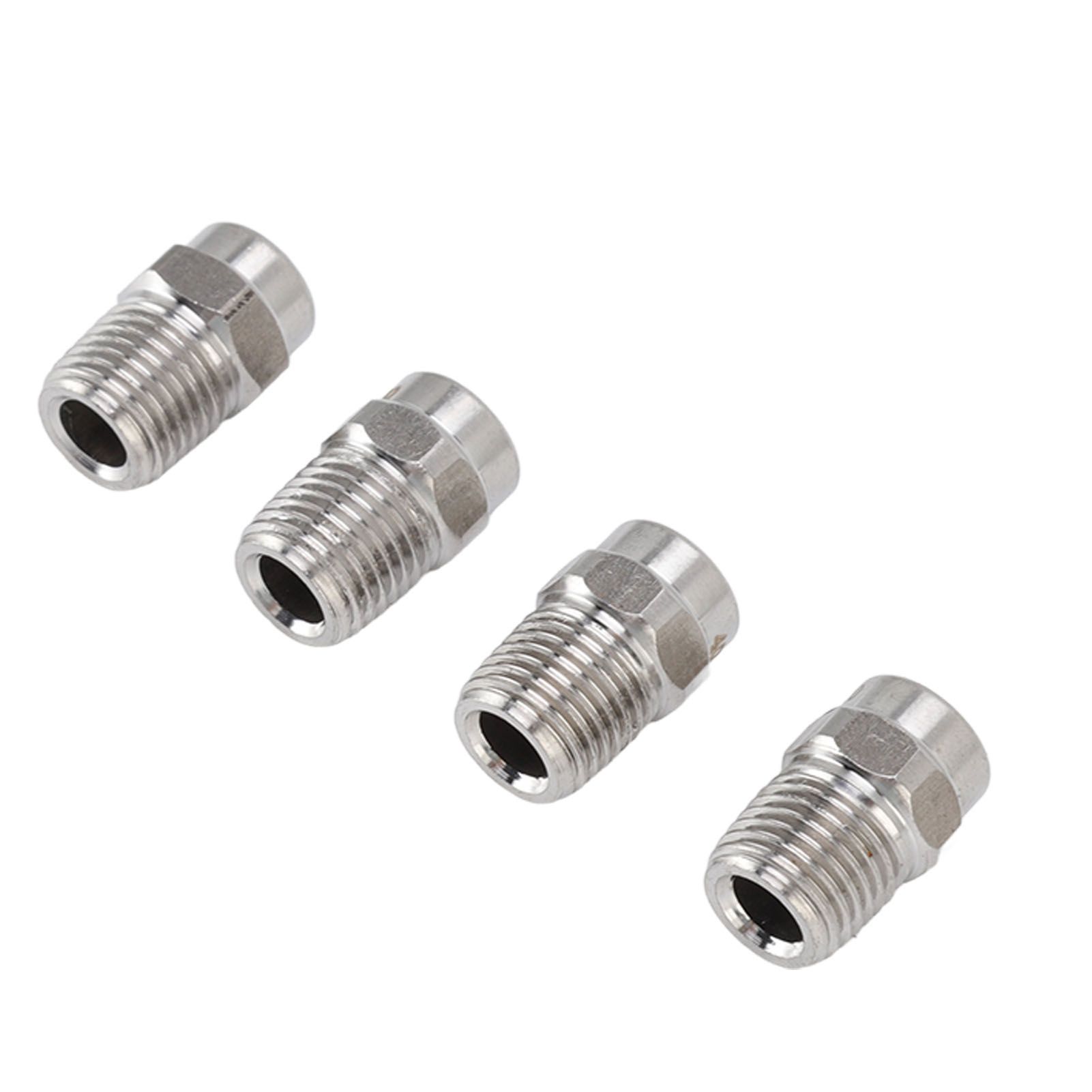 4Pcs Threaded Nozzles 22mm 304 Stainless Steel G1/4 External Thread Pressure view 6