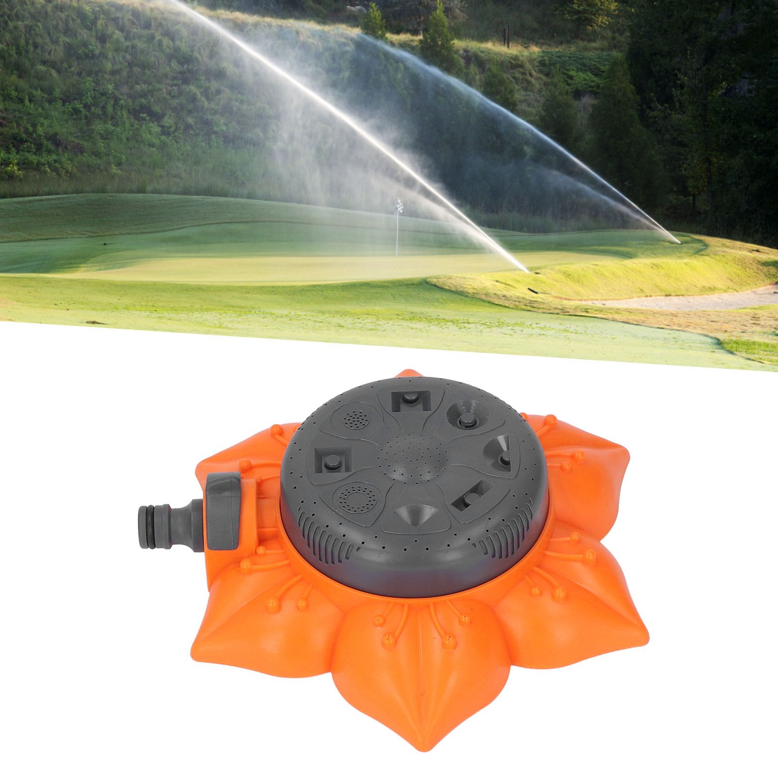 Lawn Sprinkler ABS Automatic 360 Degree Multifunctional Irrigation Tool for view 11