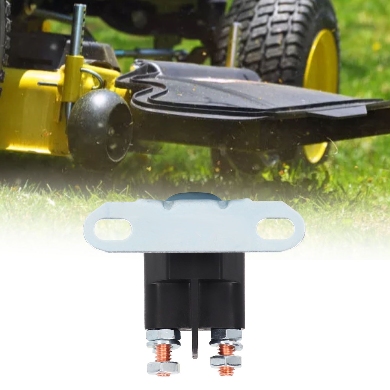 Starter Relay Solenoid Aluminum ABS Copper DC 12V Lawn Tractor Accessories for view 12