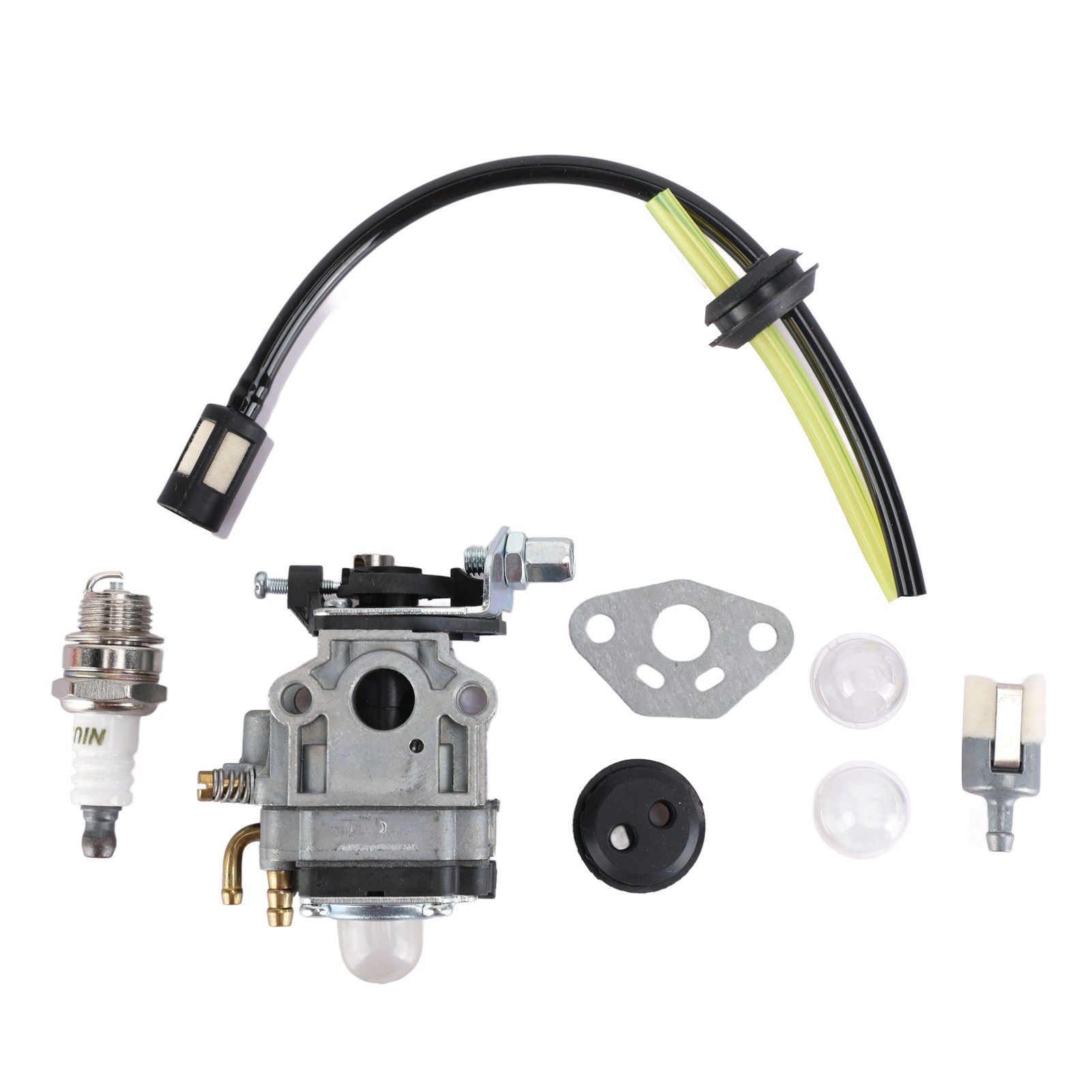 Lawn Mower Carburetor Kit Spark Plug Filter Line for TH23 TH26 TH34 23CC 25CC view 4
