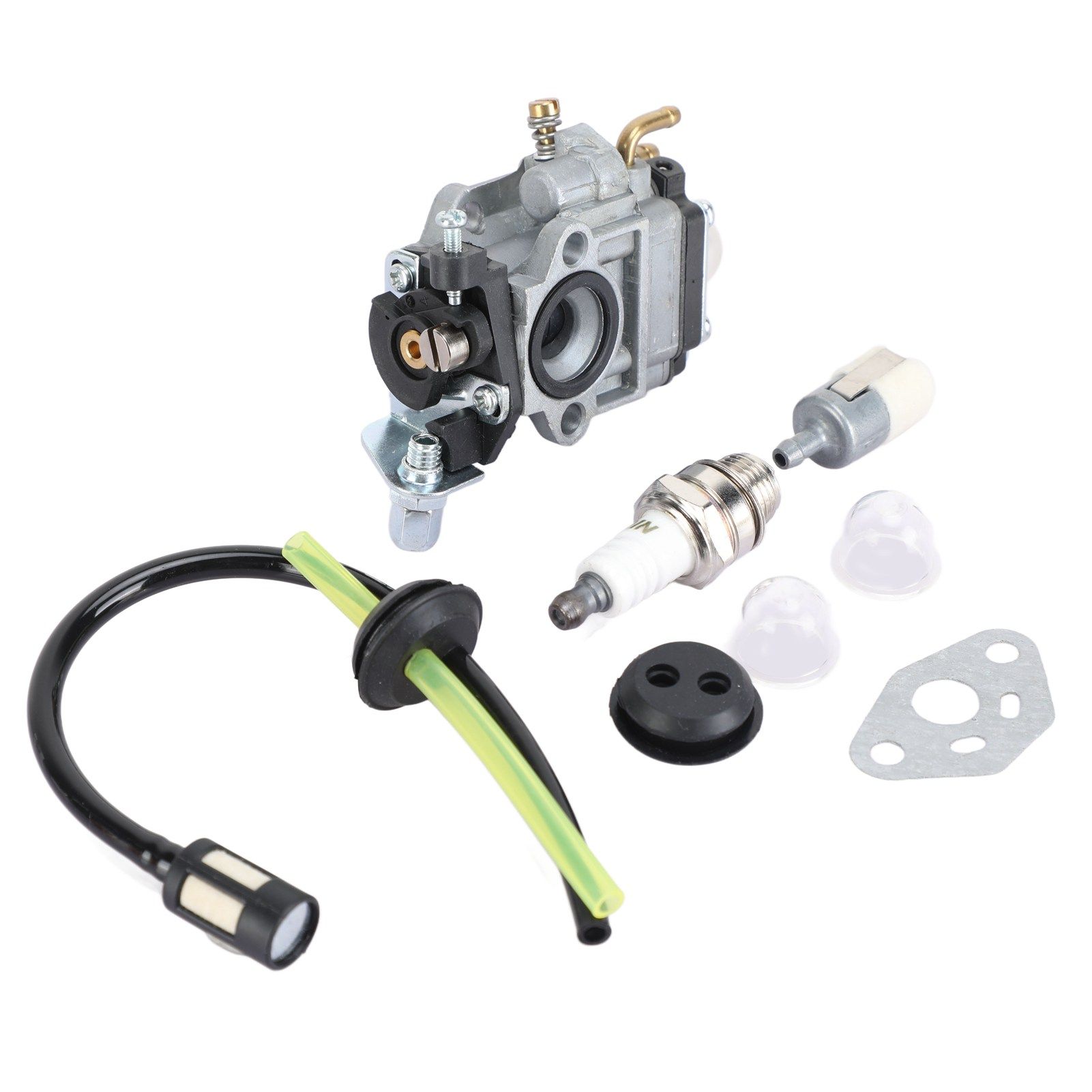 Lawn Mower Carburetor Kit Spark Plug Filter Line for TH23 TH26 TH34 23CC 25CC view 9