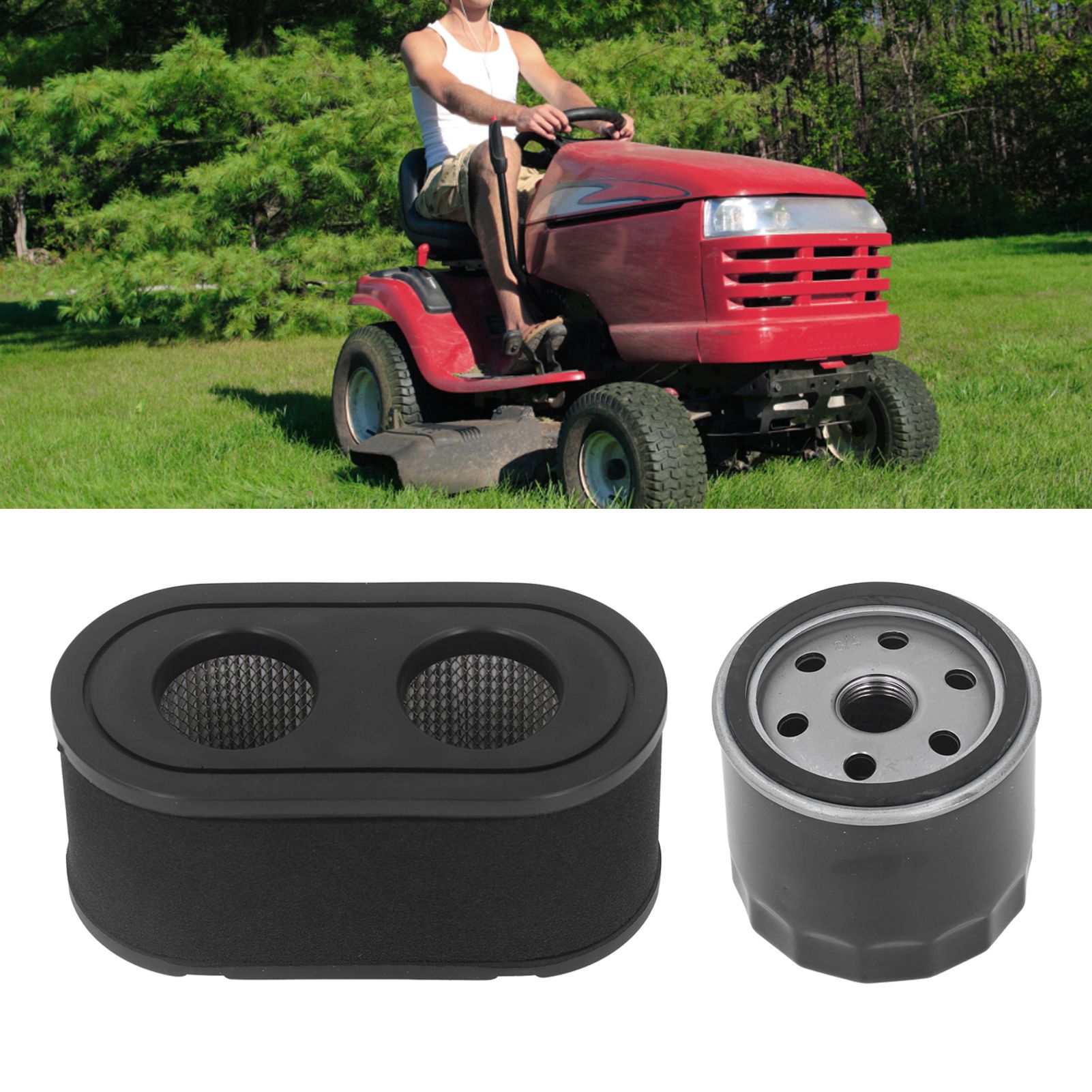 Air Filter 127‑9252 Pre Filter Spark Plug Tune Up Kit Oil Filter Maintenance view 11