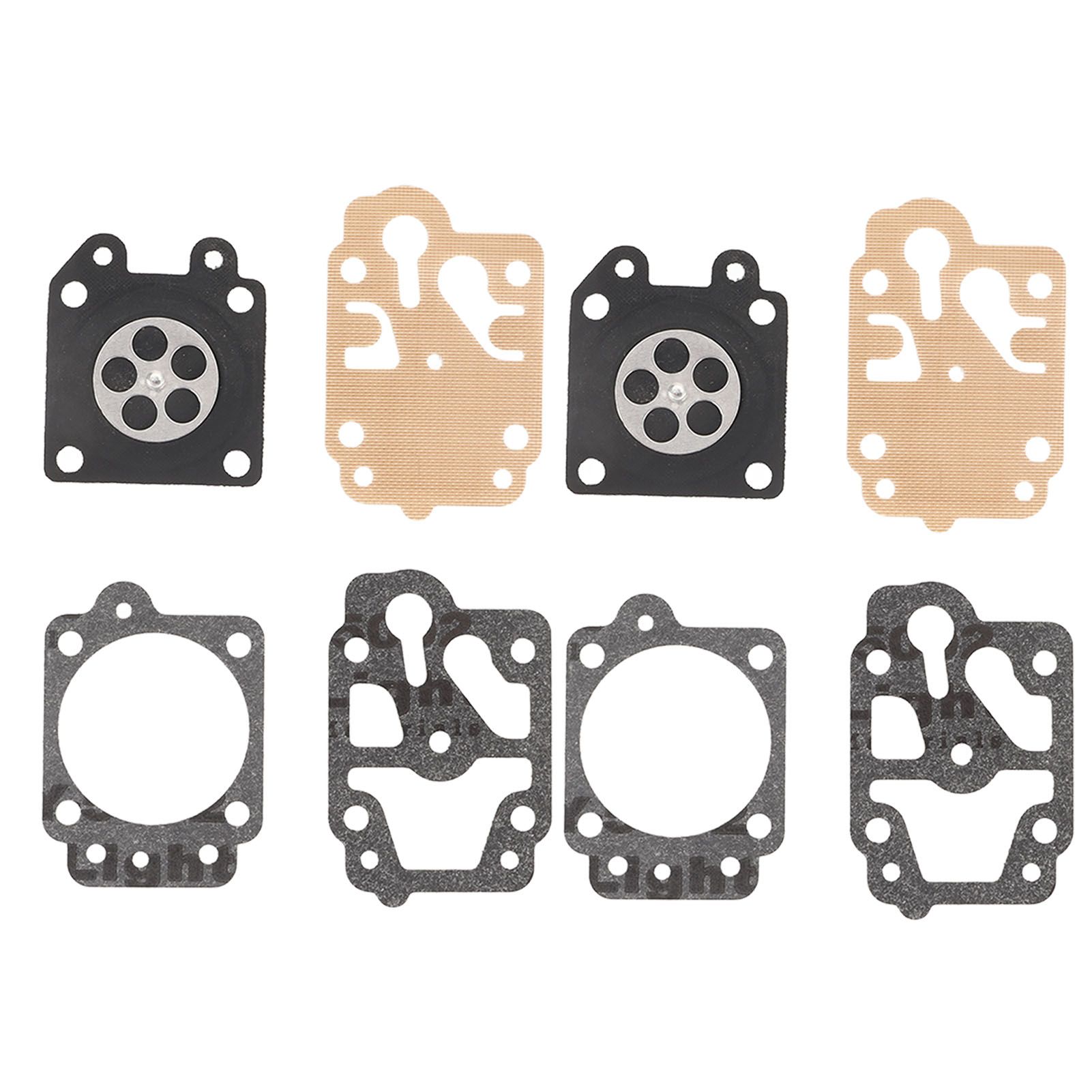2Set Carburetor Diaphragm Repair Gasket Kits Carburetor Service Kit with Paper