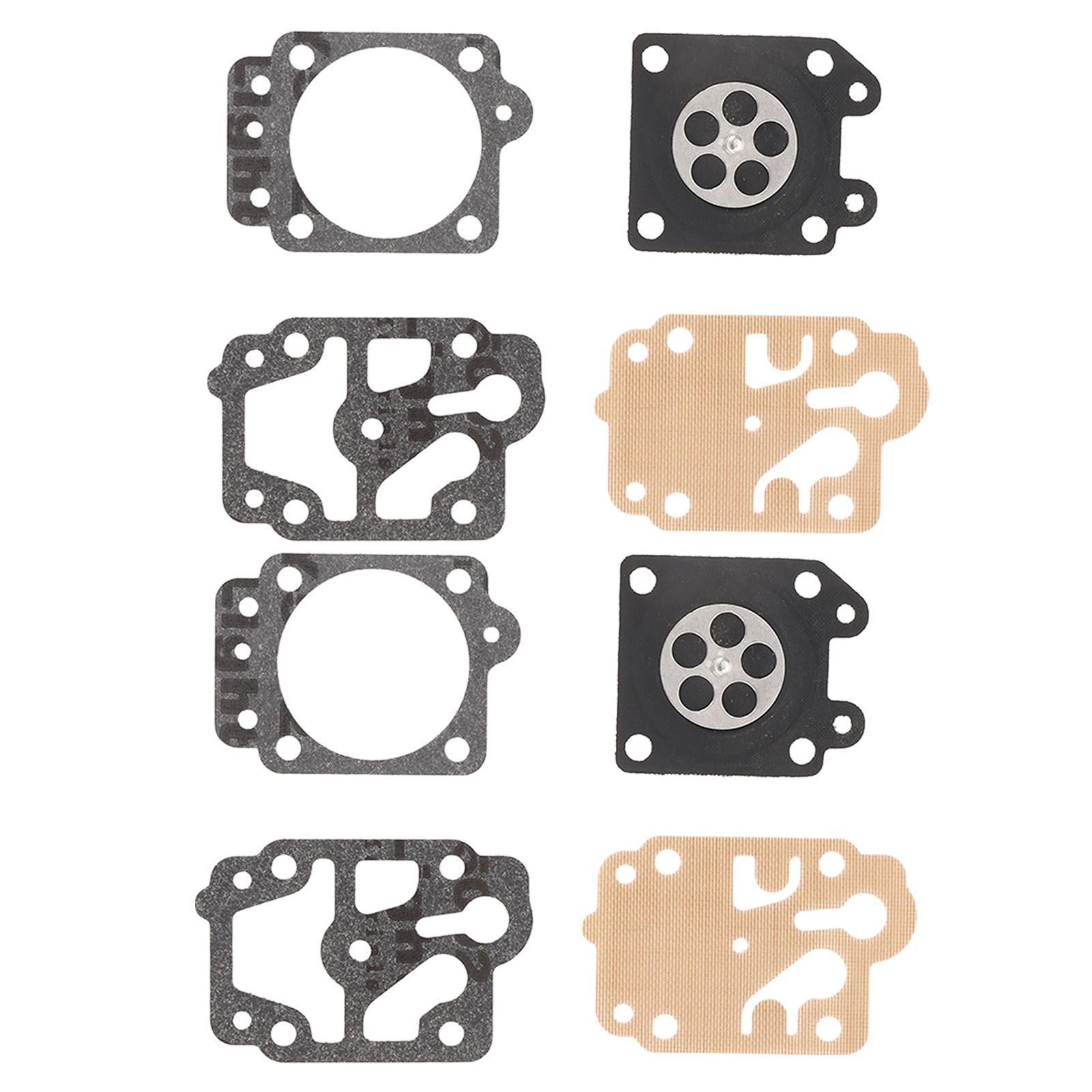 2Set Carburetor Diaphragm Repair Gasket Kits Carburetor Service Kit with Paper view 4