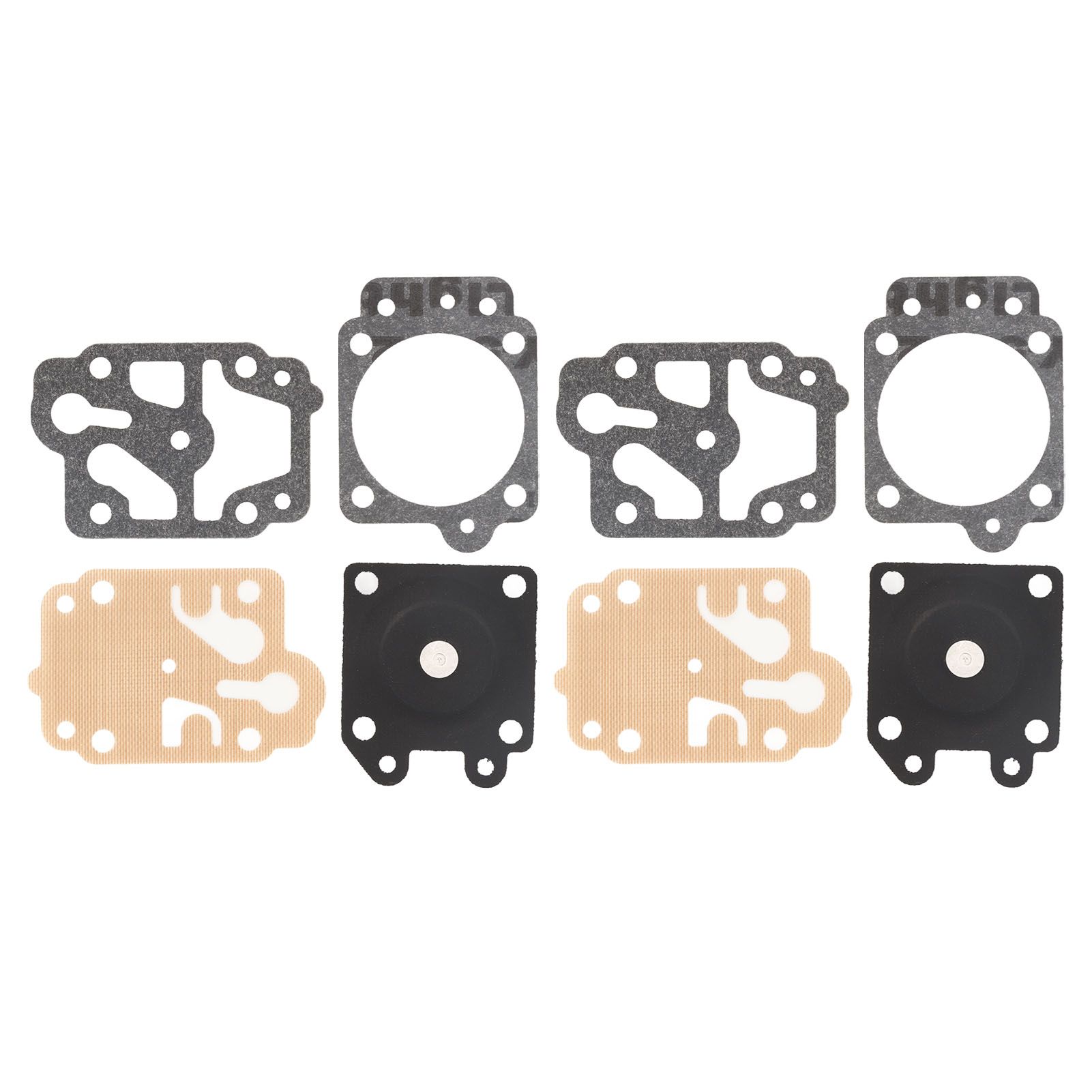 2Set Carburetor Diaphragm Repair Gasket Kits Carburetor Service Kit with Paper view 5