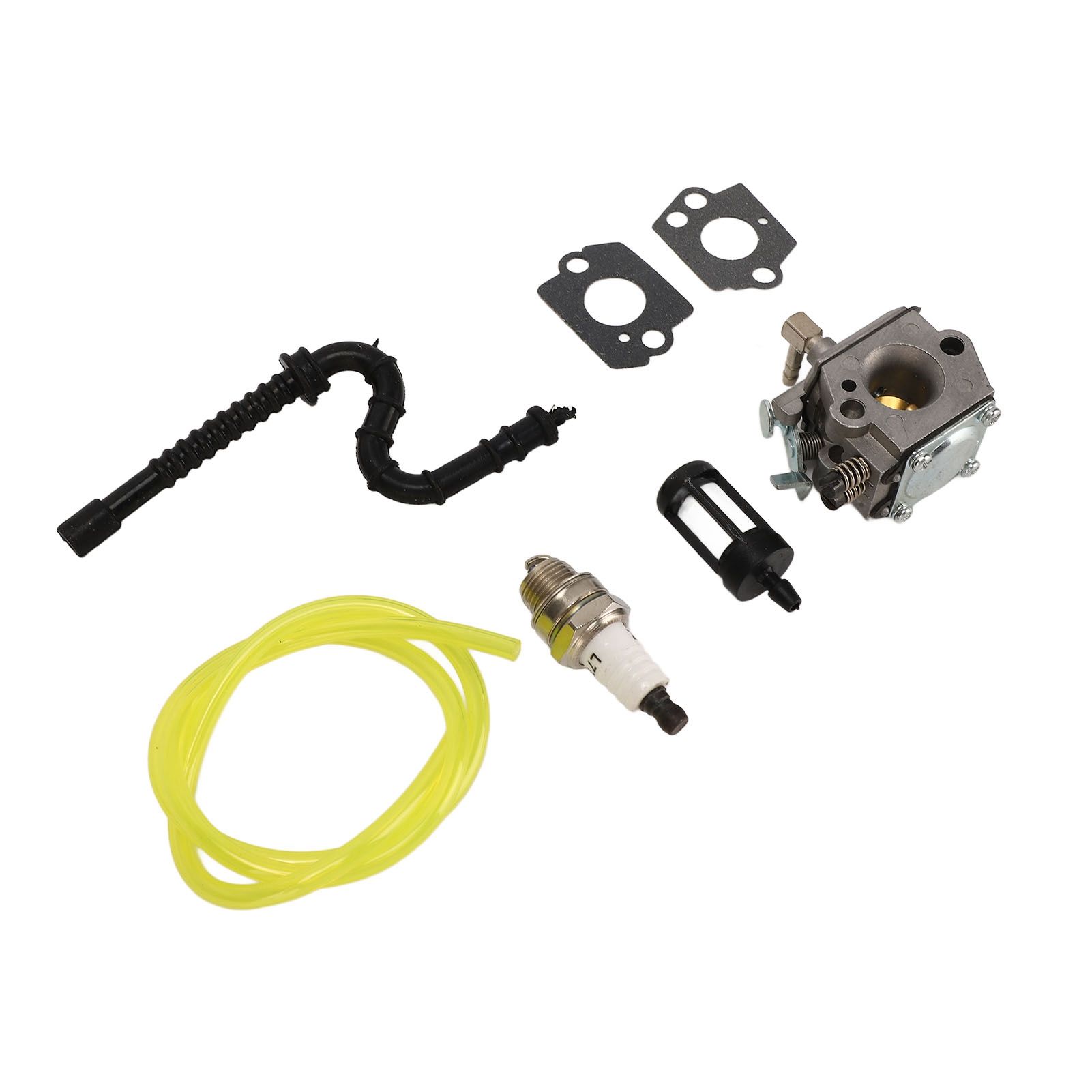 Chainsaw Carburetor Kit Carburetor Spark Plug with Fuel Pipe and Filter for view 3