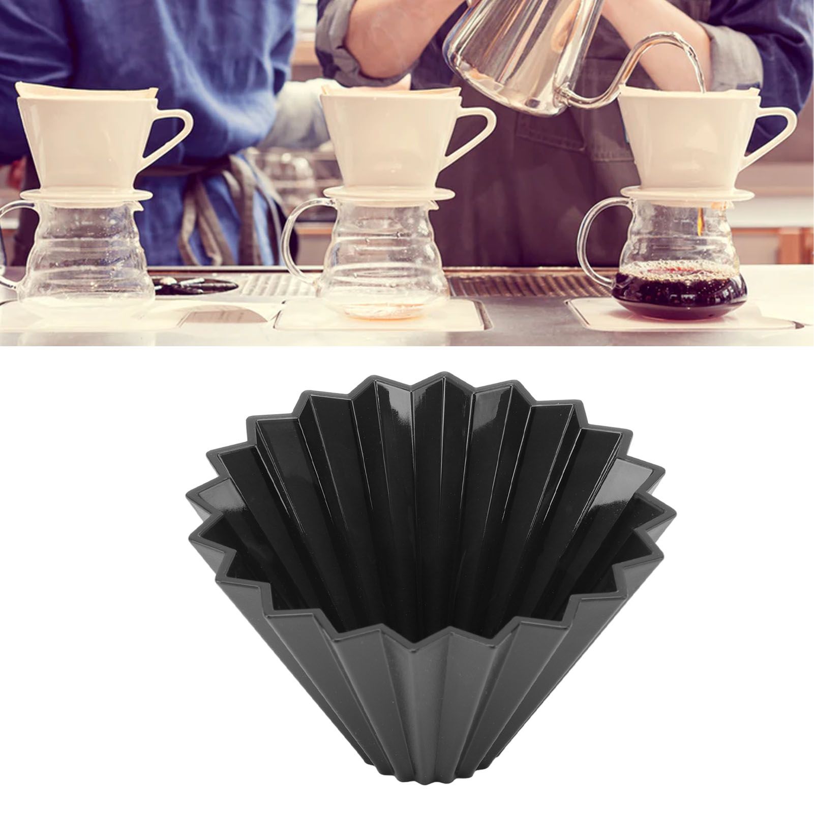 Coffee Filter Cup Resin Conical Reusable Hand Brewed Coffee Dripper Strainer view 12