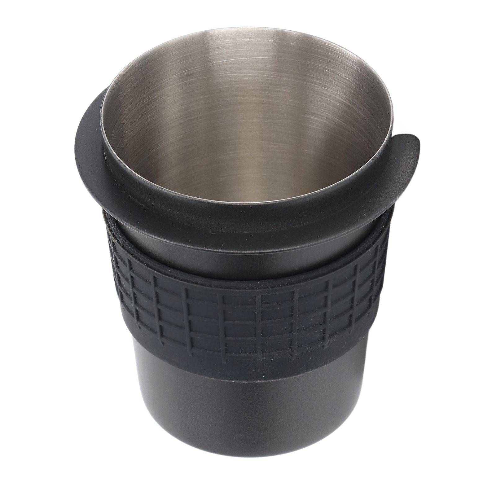 58mm Stainless Steel Coffee Dosing Cup Coffee Machine Handle Receiving Powder view 4