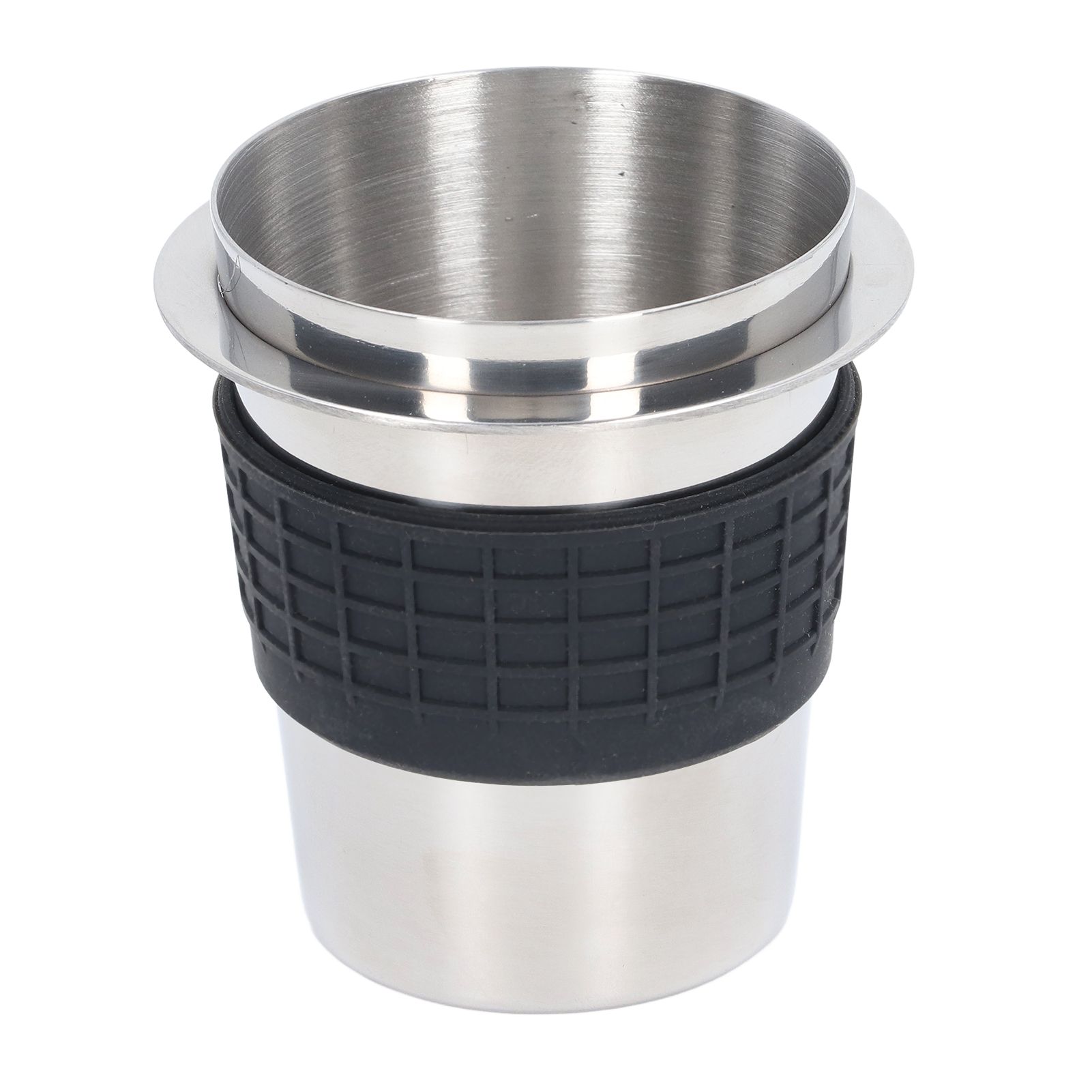 58mm Stainless Steel Coffee Dosing Cup Coffee Machine Handle Receiving Powder view 2
