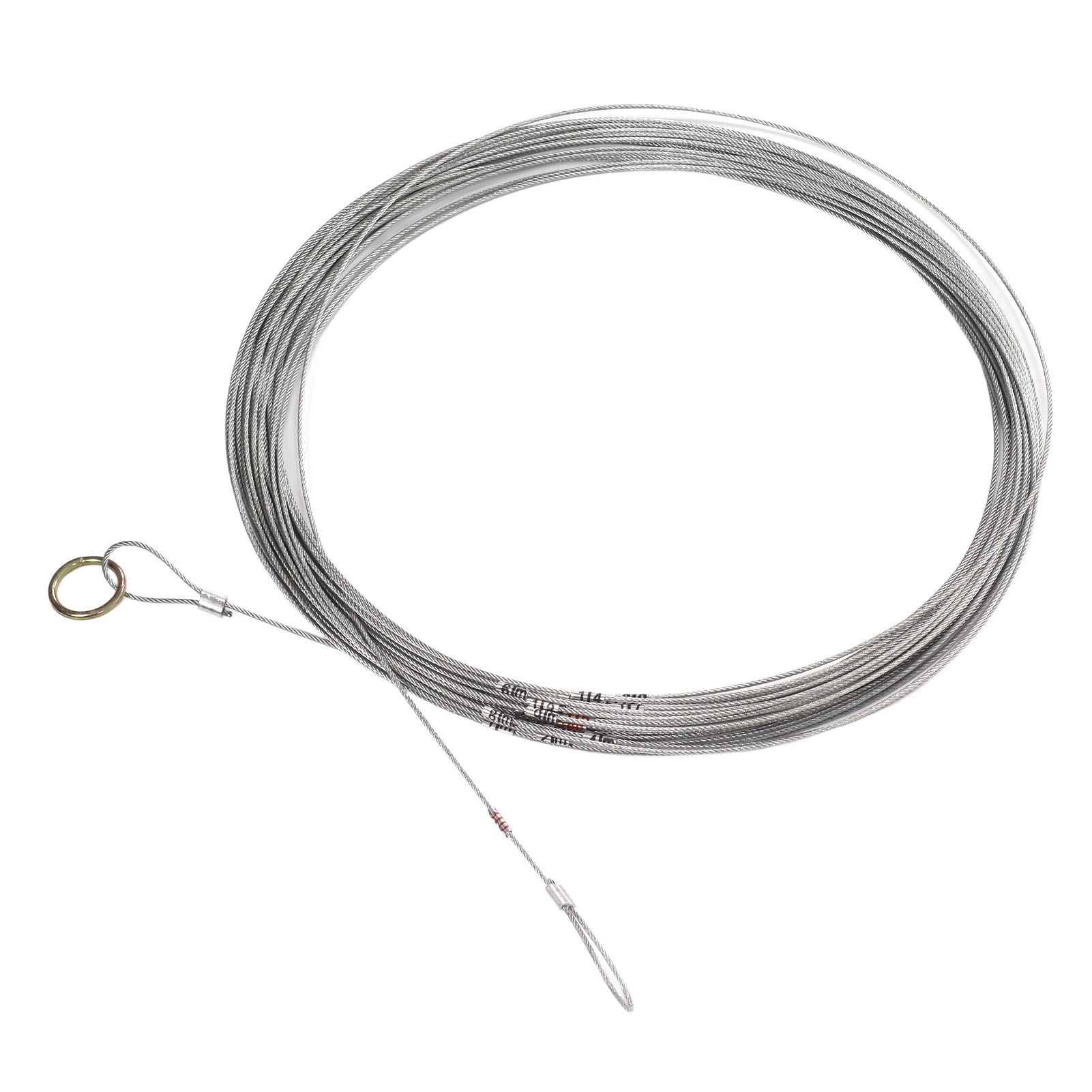 Steel Wire Measuring Rope Good Flexibility Sturdy Steel Rope Measuring Cord view 3