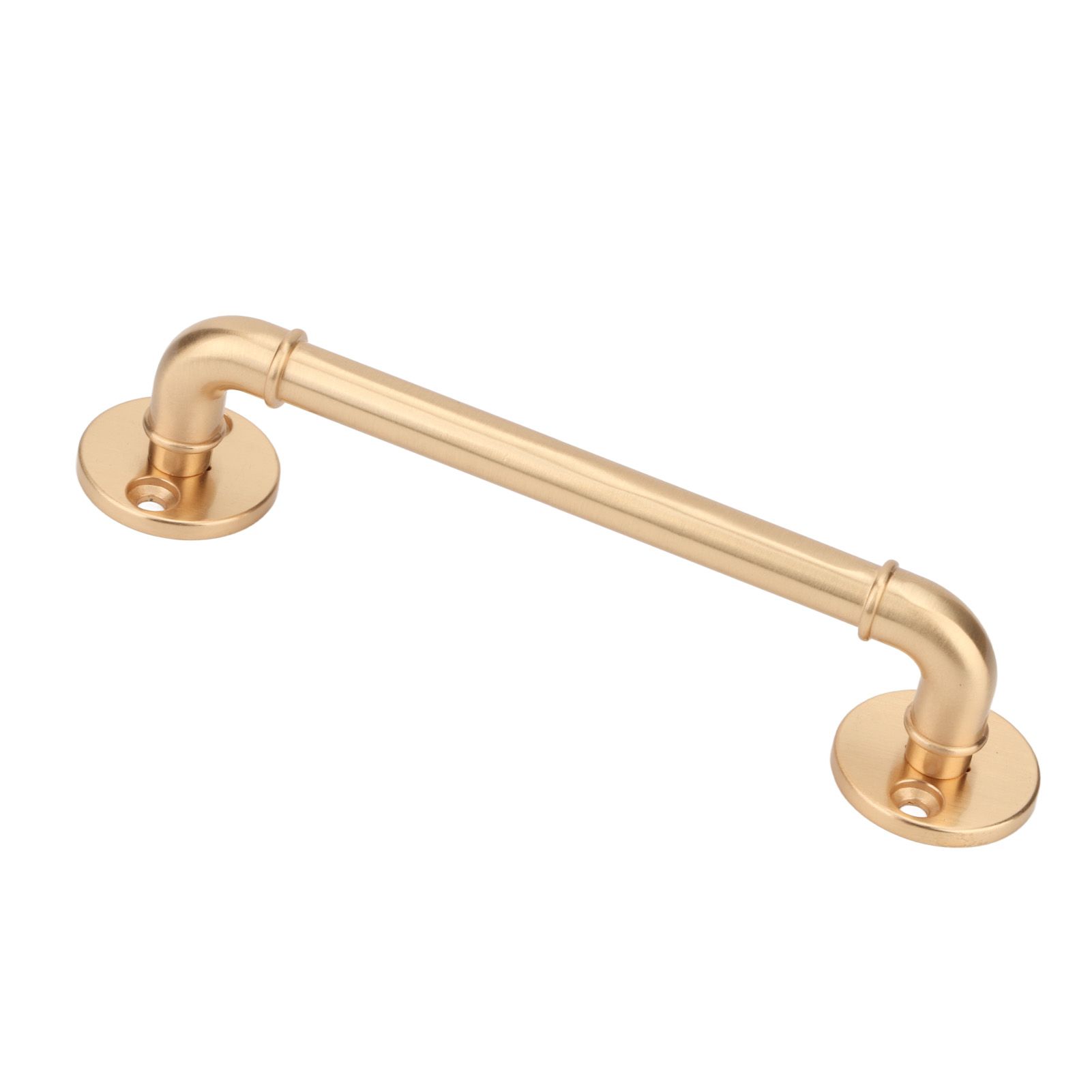 Gate Pull Handle Zinc Alloy Retro Round Base Furniture Hardware for Door view 5