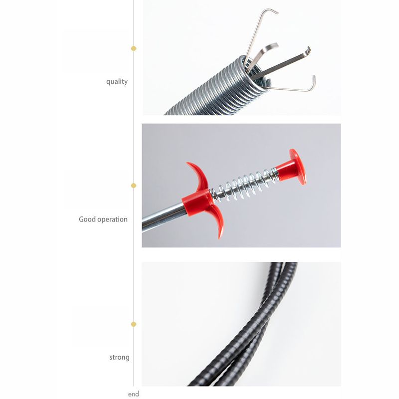 Flexible Sink Grabber Reacher Picker with 4 Claws Sewer Dredging Drain Clog view 4