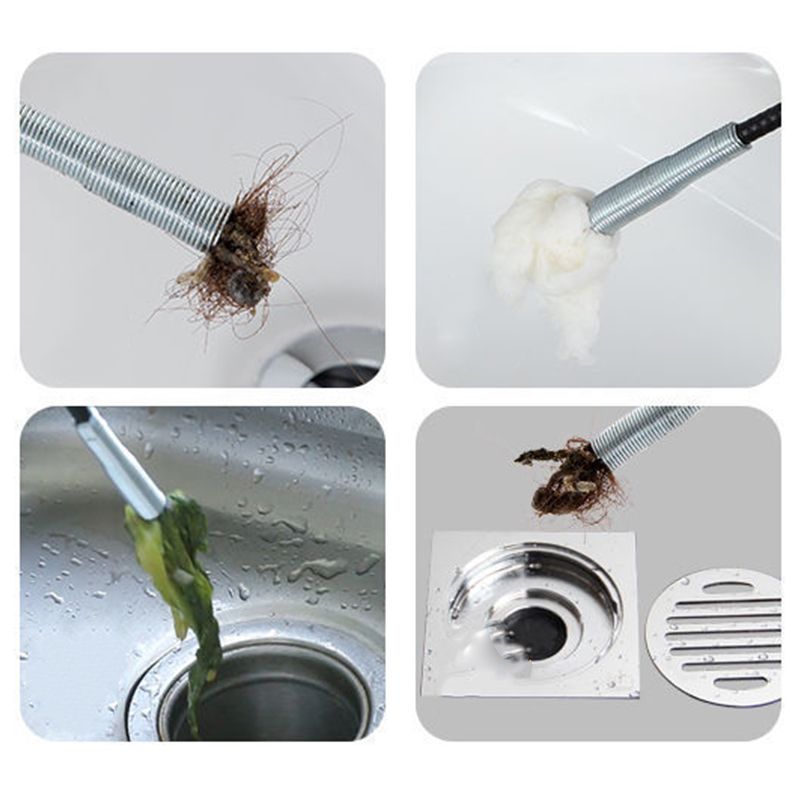 Flexible Sink Grabber Reacher Picker with 4 Claws Sewer Dredging Drain Clog view 5