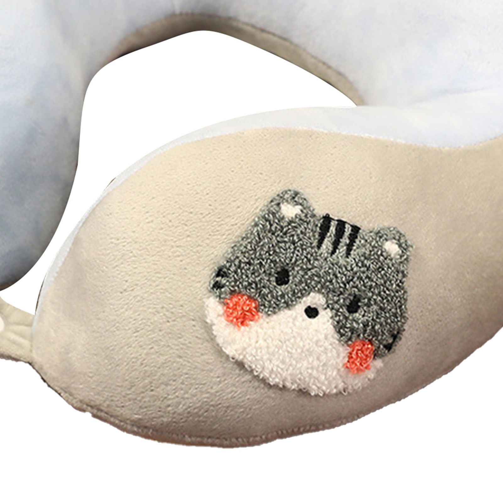 Neck Pillow Cute Animal High Resiliency U Shaped Headrest Airplane Pillow for view 3