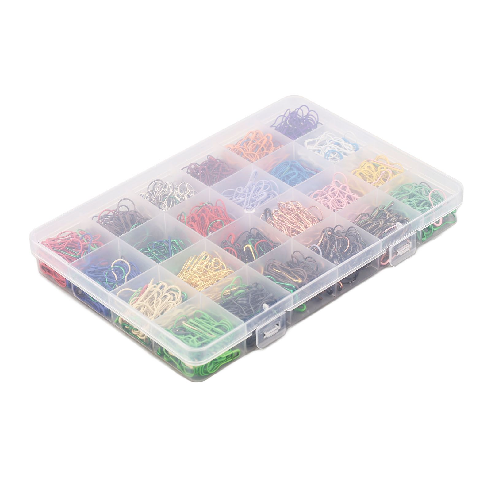 24 Color Gourd Shaped Pin 1200PCS Iron Safety Pins Marker Tag Pin for Clothing view 4