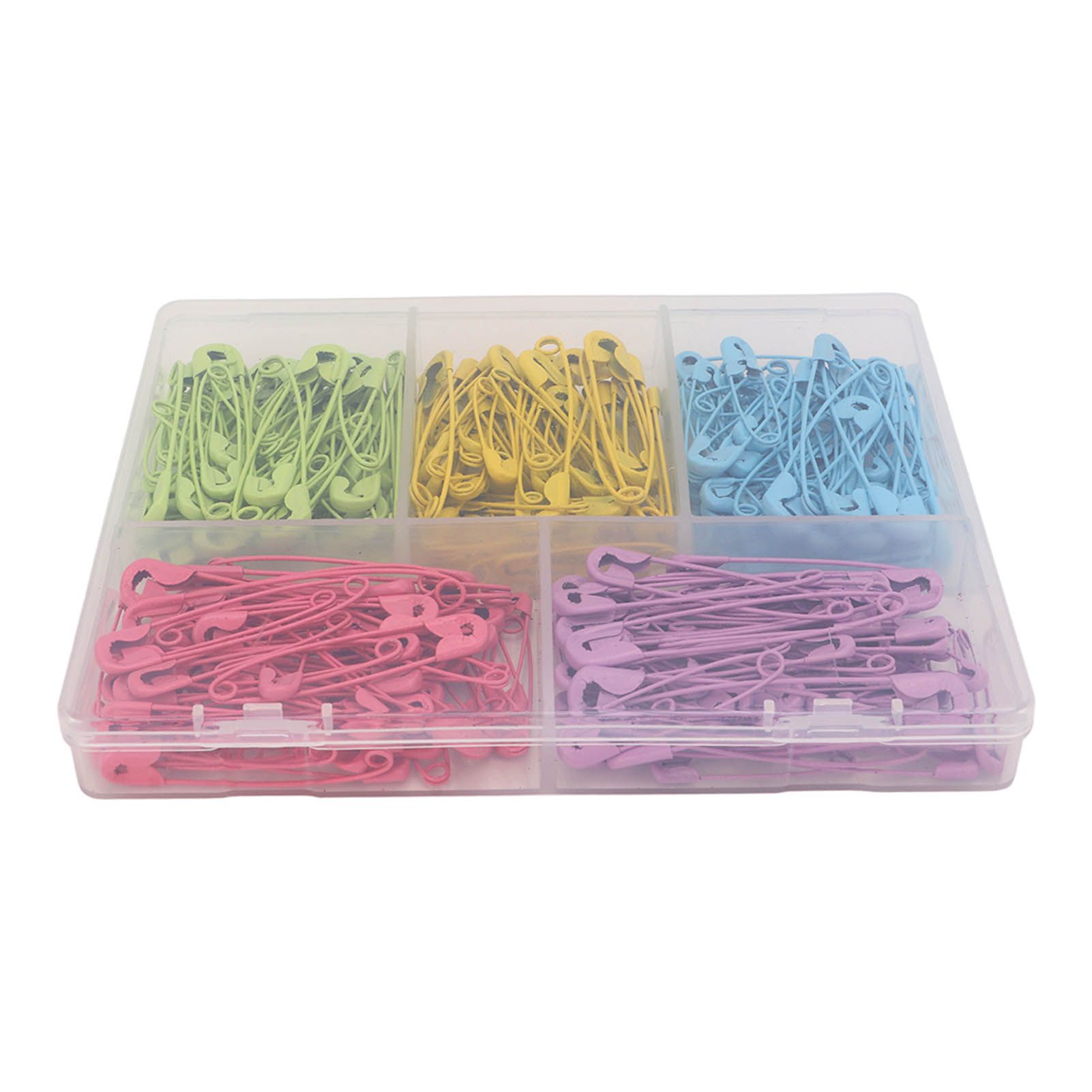 Safety Pins Steel Wire Safe Sturdy Colorful Combination Tag Pin for DIY