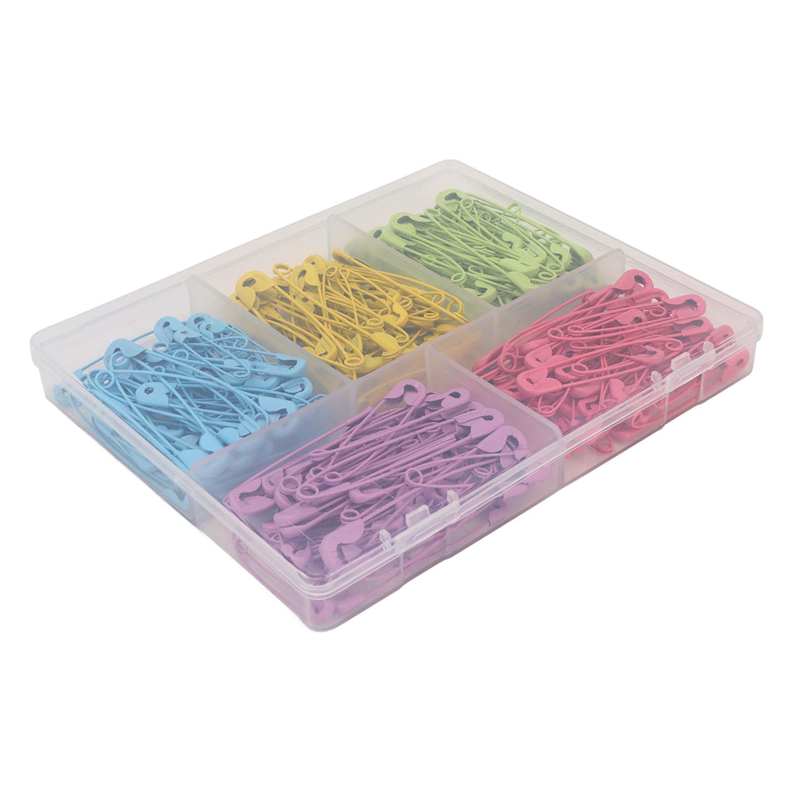 Safety Pins Steel Wire Safe Sturdy Colorful Combination Tag Pin for DIY view 3