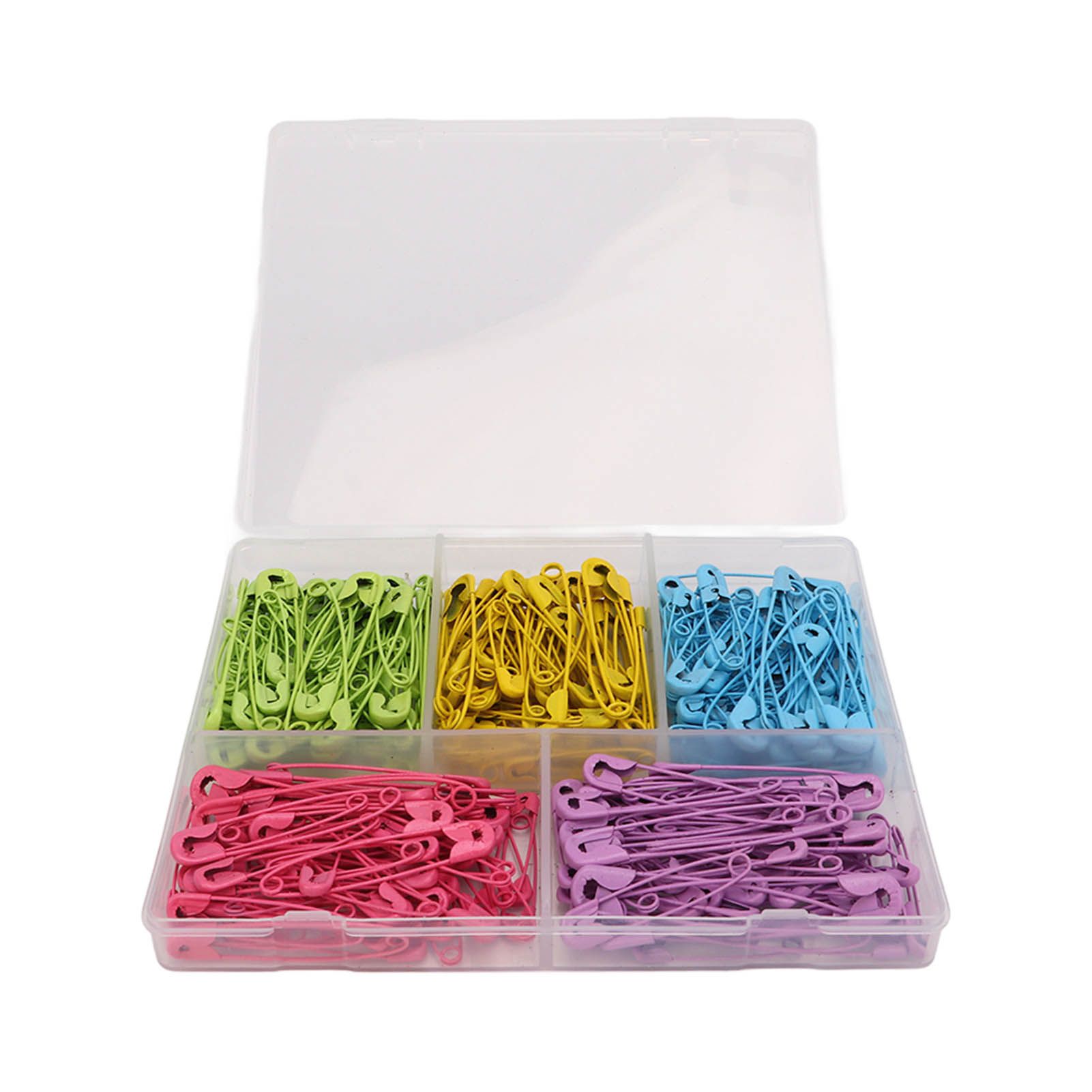 Safety Pins Steel Wire Safe Sturdy Colorful Combination Tag Pin for DIY view 4