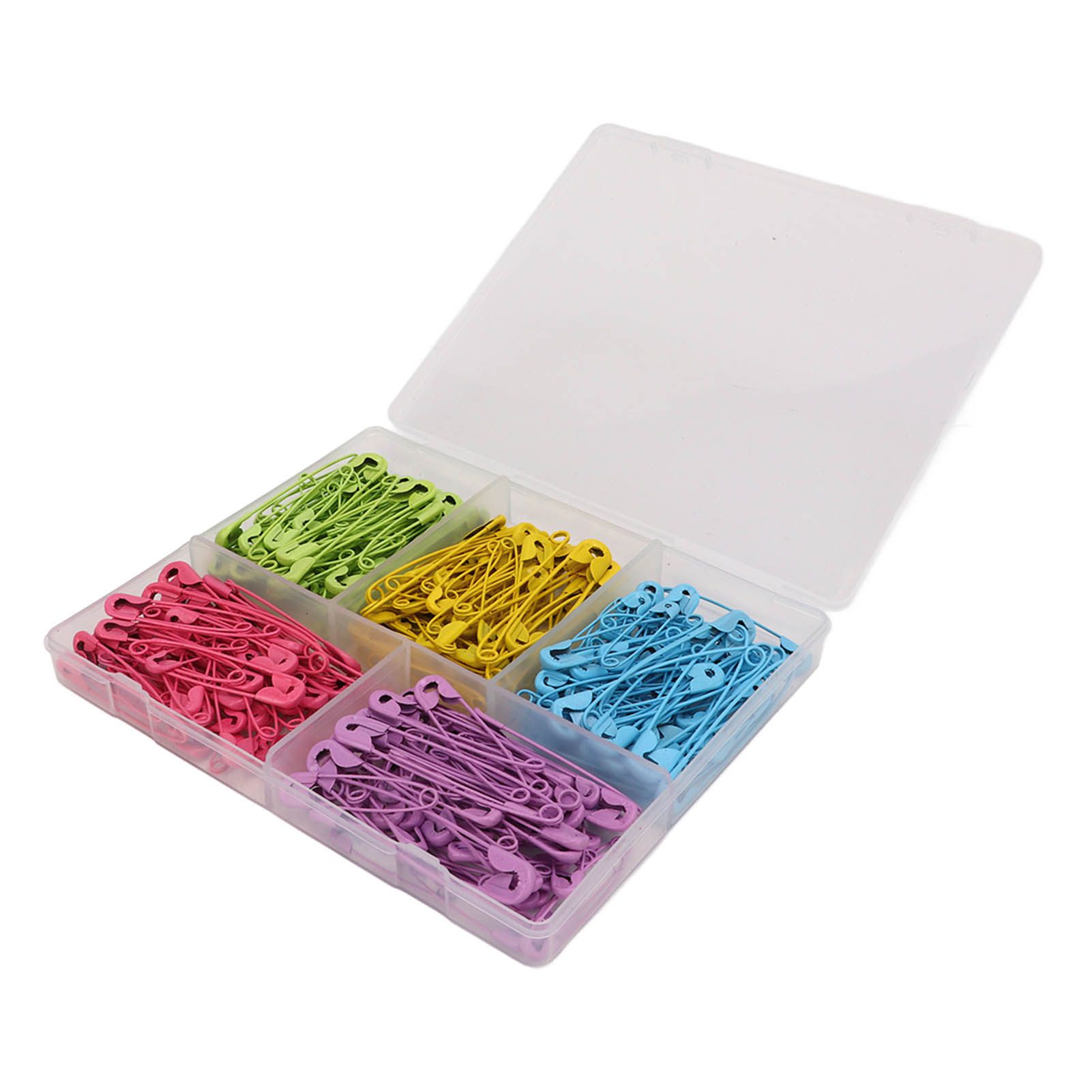 Safety Pins Steel Wire Safe Sturdy Colorful Combination Tag Pin for DIY view 5