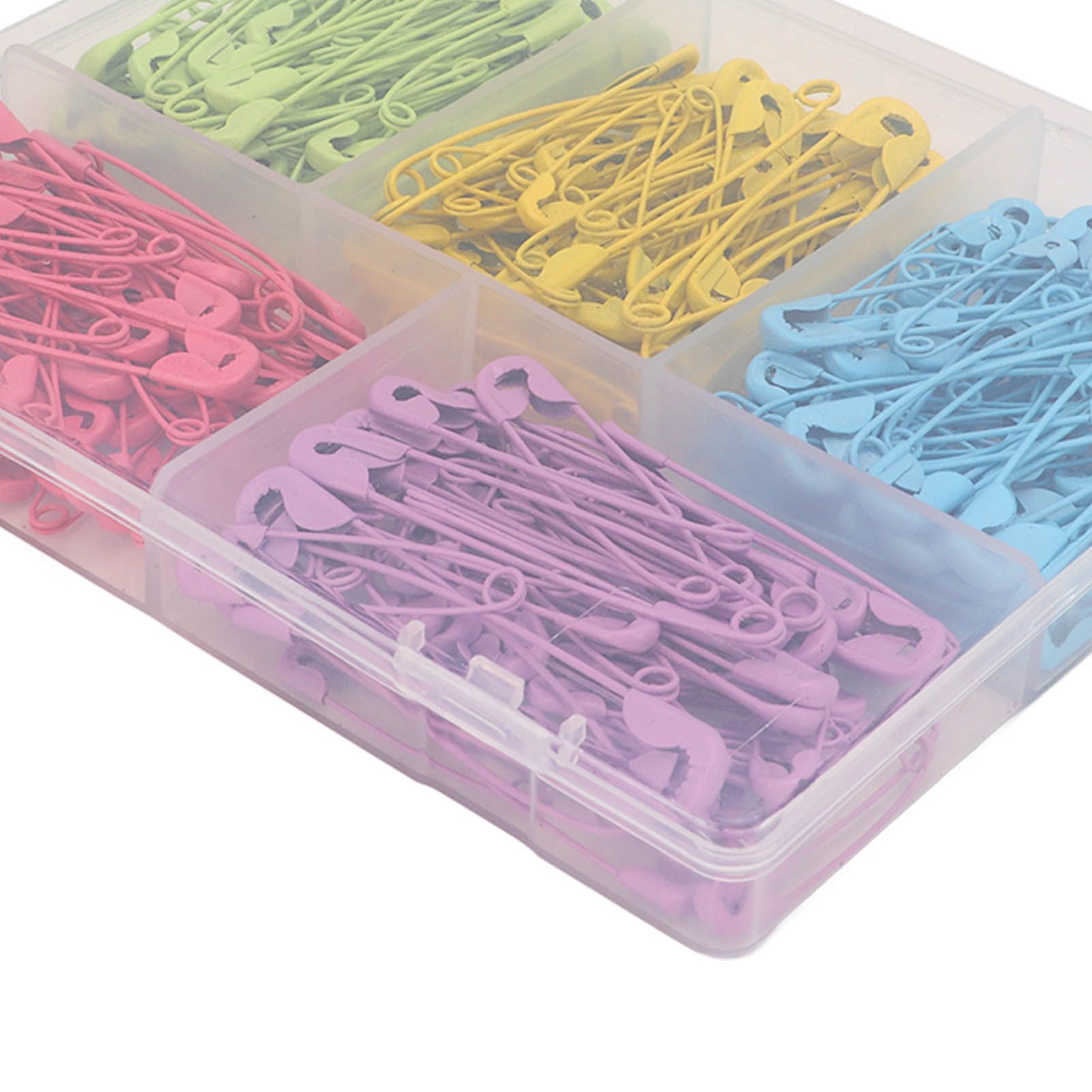 Safety Pins Steel Wire Safe Sturdy Colorful Combination Tag Pin for DIY view 13