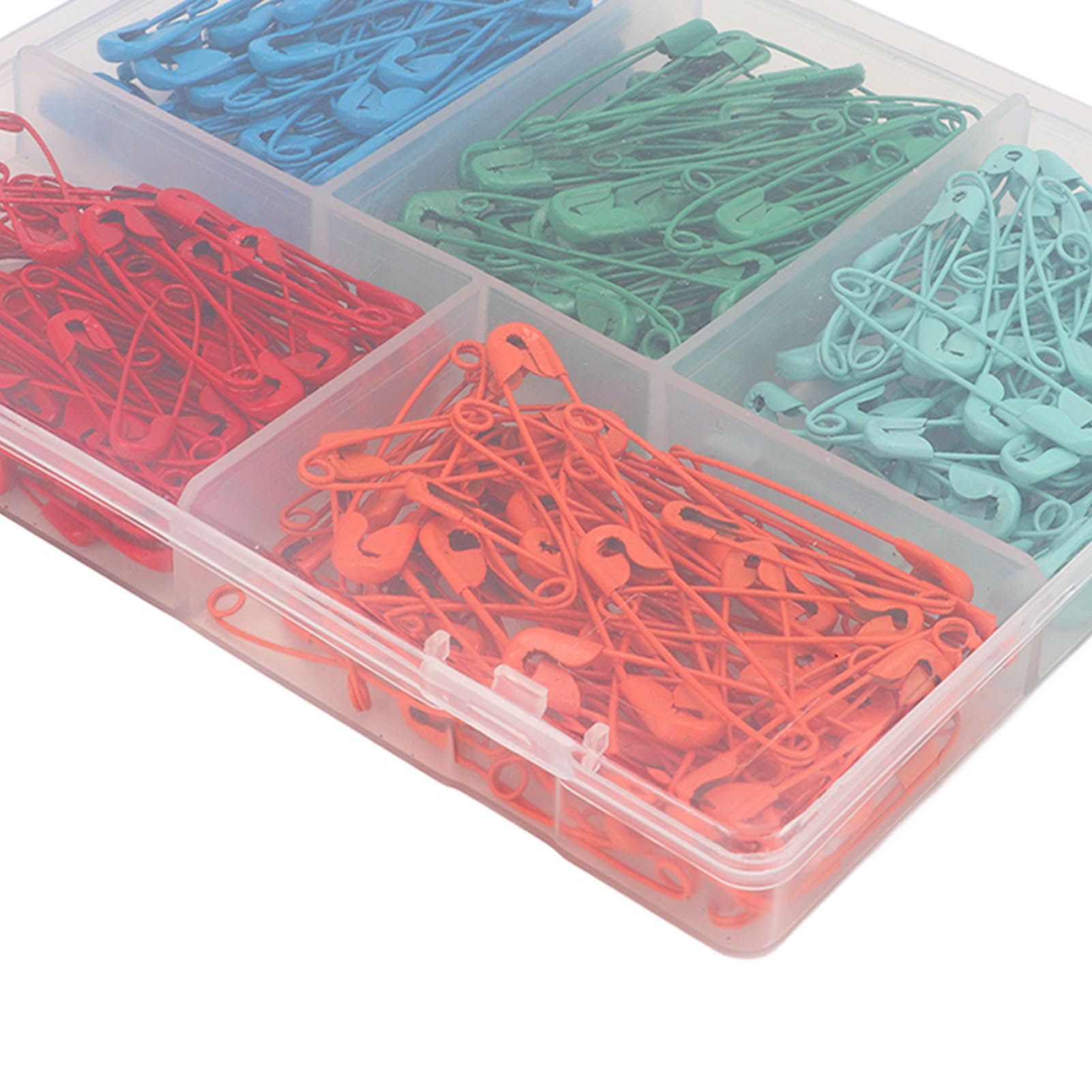 Safety Pins Steel Wire Safe Sturdy Colorful Combination Tag Pin for DIY view 13