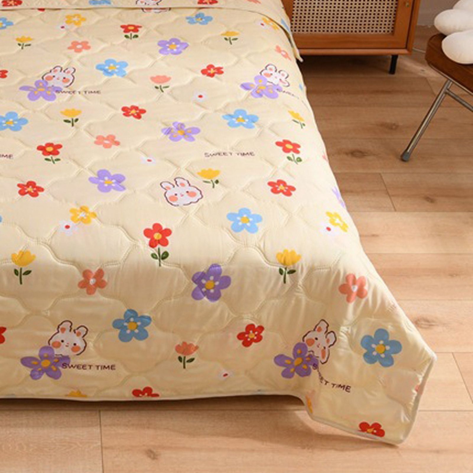 Cotton Quilt Washable Embroidery Ultrasonic Quilting Skin Friendly Cotton view 3