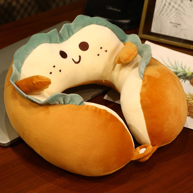 U Shaped Neck Pillow Portable Cute Head Pillow for Office Nap Travel Car view 6