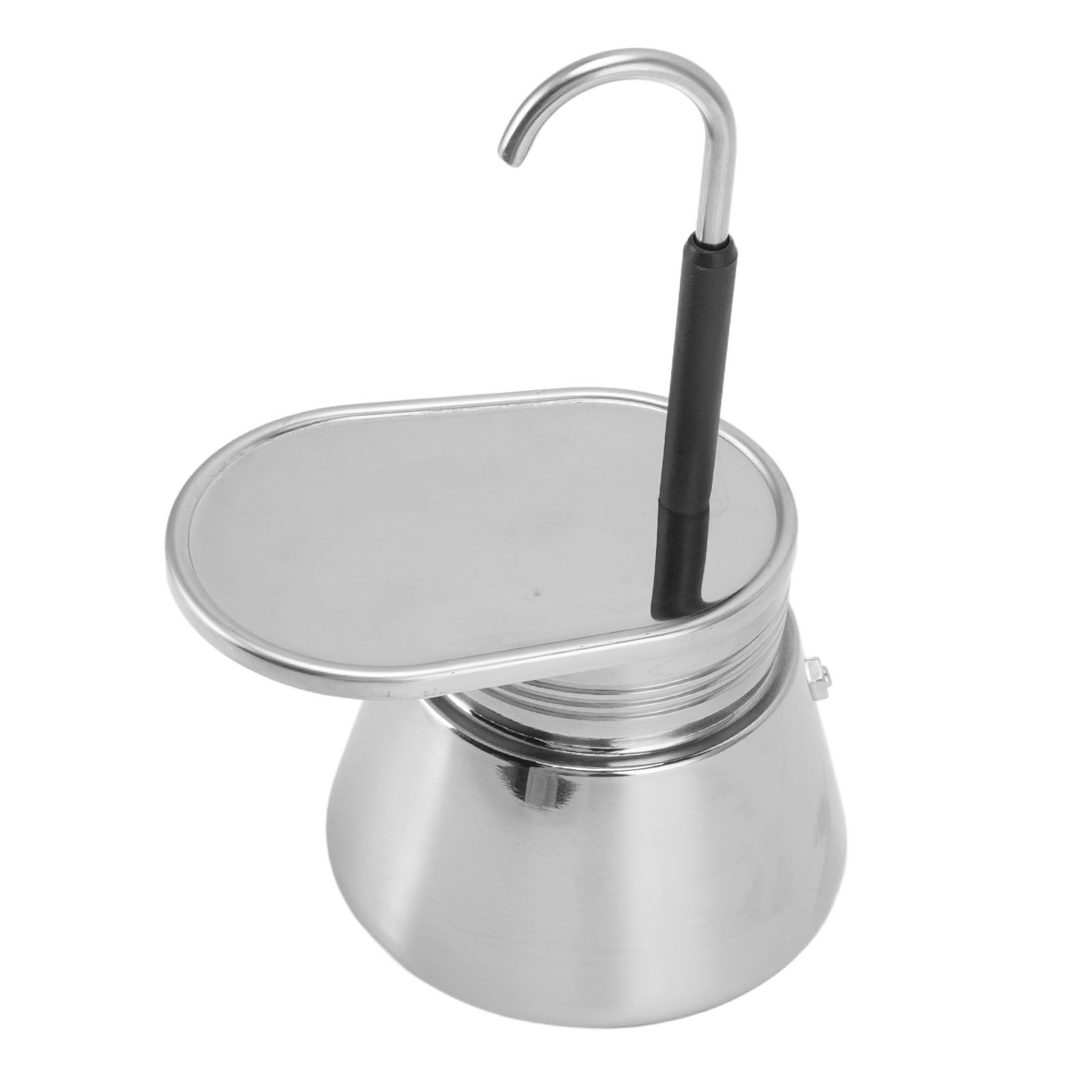 Moka Pot Stainless Steel Italian Type DIY Large Capacity Lightweight Portable view 2