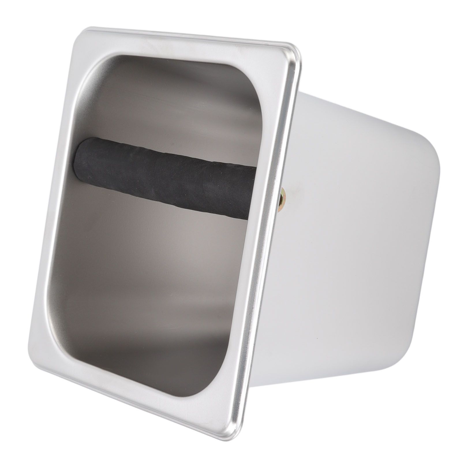 Stainless Steel Coffee Knocking Grounds Box with Rubber Rod Embeddable Coffee view 10