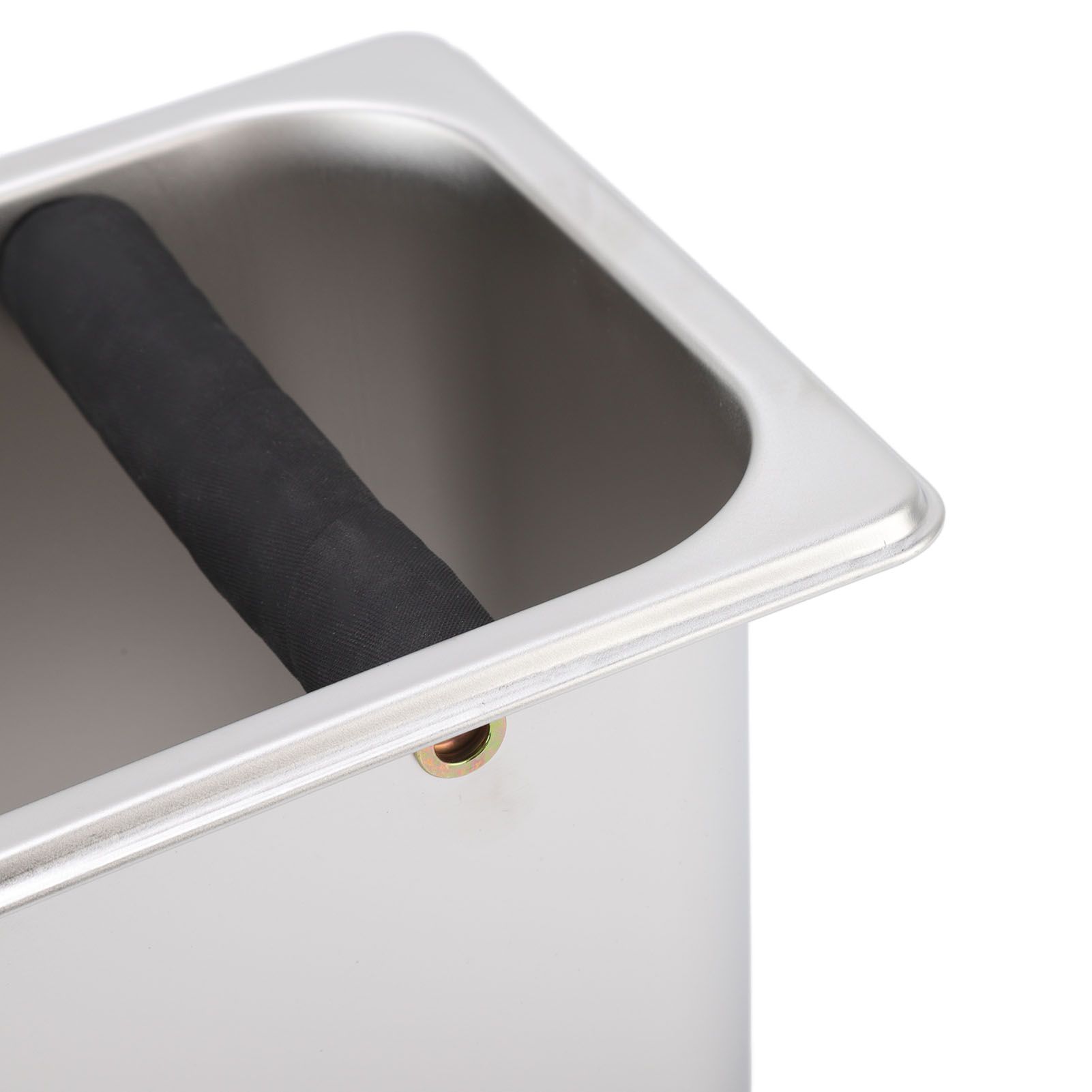 Stainless Steel Coffee Knocking Grounds Box with Rubber Rod Embeddable Coffee view 14