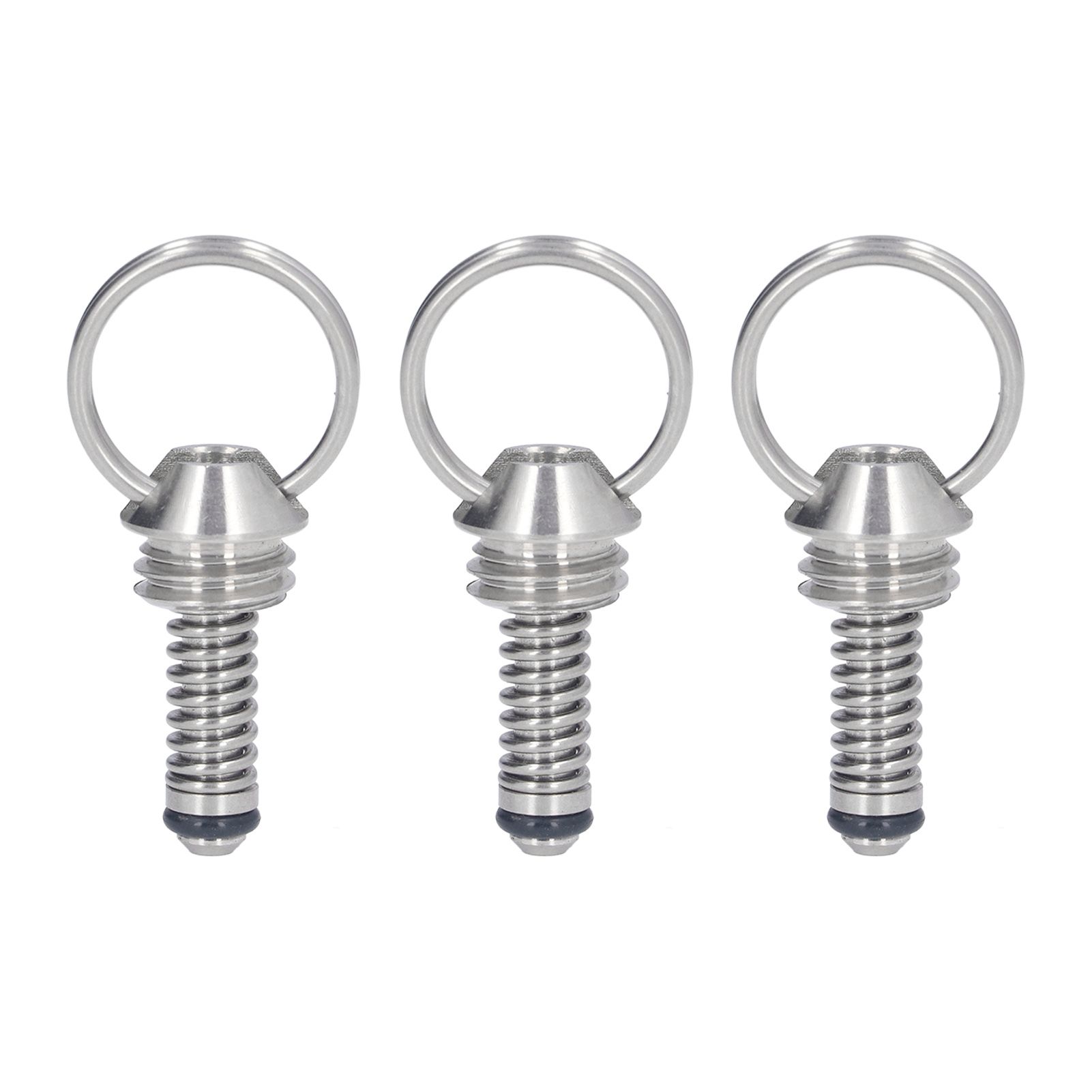 3PCS Beer Keg Relief Valve Replacement 304 Stainless Steel Keg Lid Pressure view 2