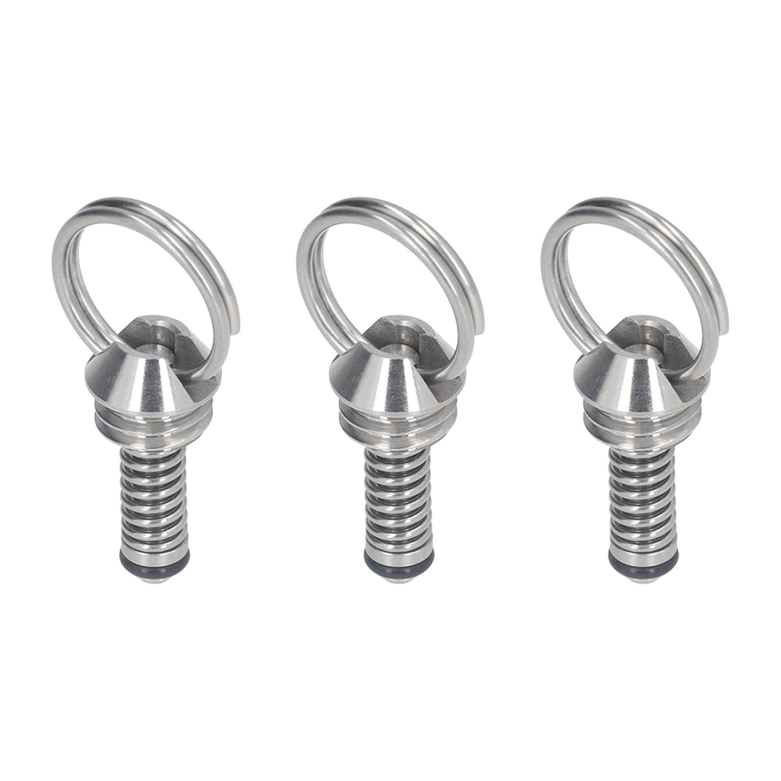 3PCS Beer Keg Relief Valve Replacement 304 Stainless Steel Keg Lid Pressure view 4